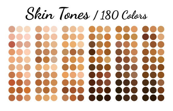 Wallpaper #e3af3 Skin Tone Mixing Chart Create Art with Me