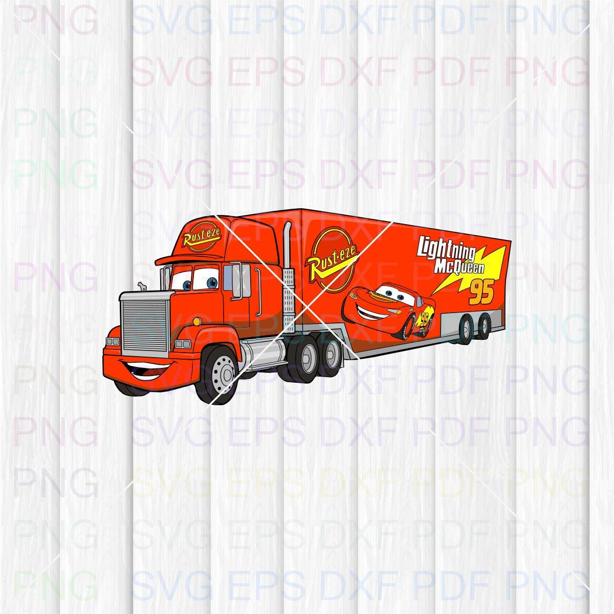 Wallpaper #2e3a0 Cars Mack Truck Vector Digital Decals Clipart Eps Jpg Png Pdf Etsy