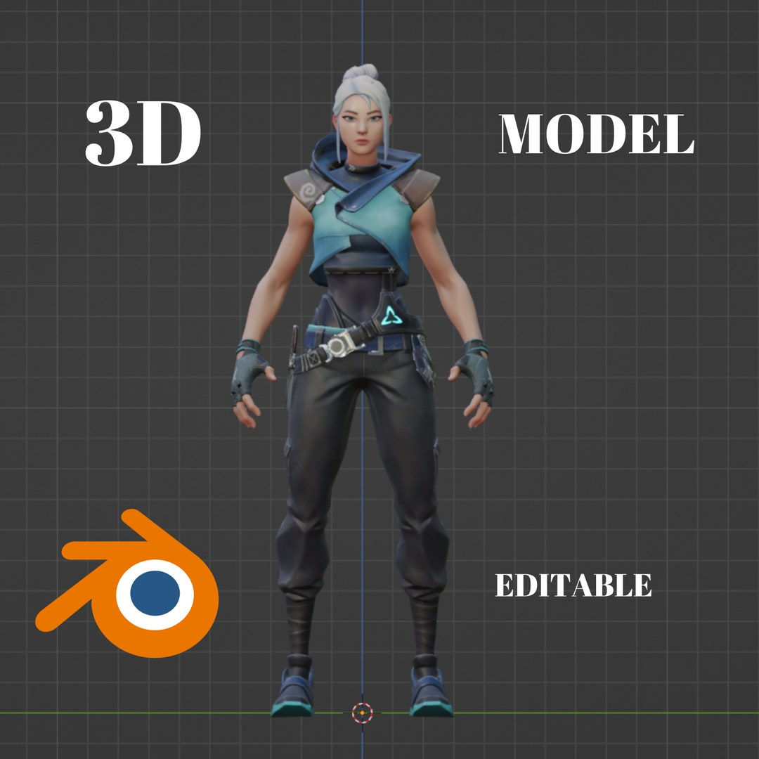 Wallpaper #ZGfk7ZIBSpphPi3-r1p920 Valorant Jett 3D Model Jett 3D Model Jett Blender 3D Etsy Israel