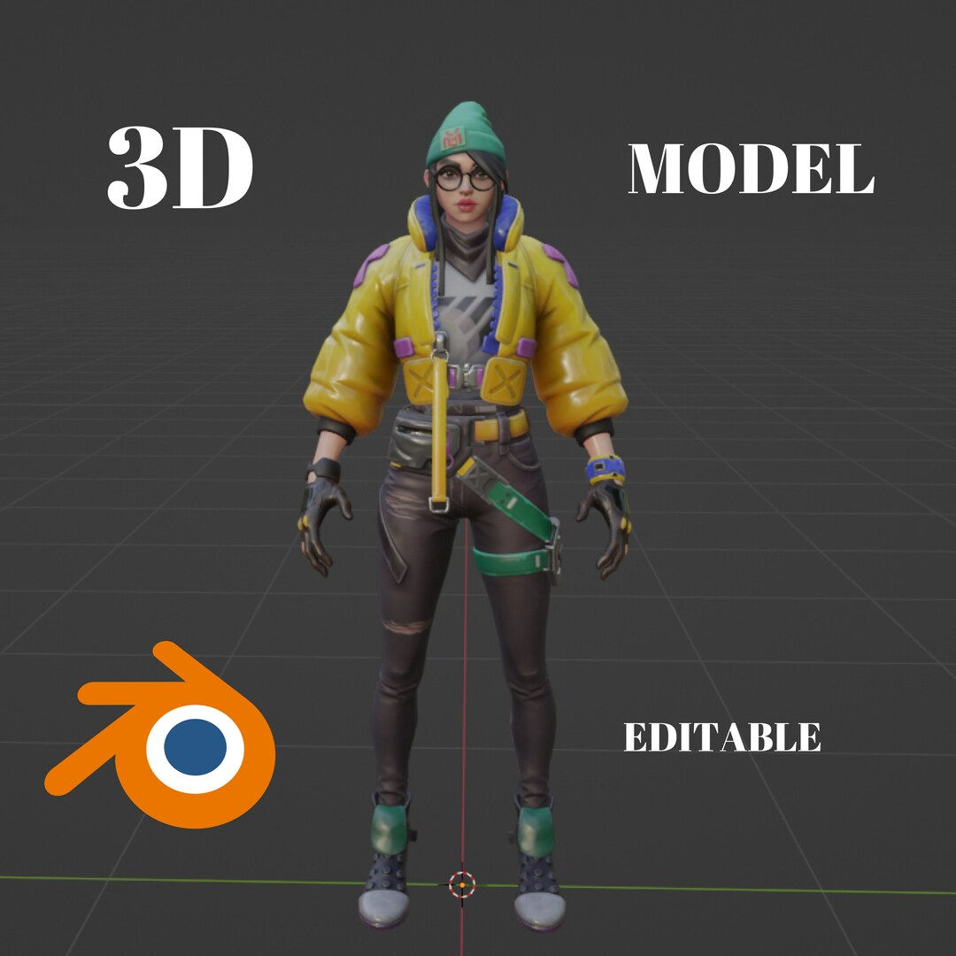Wallpaper #FAA3644BSdW8dNouAxGH15 Valorant Killjoy 3D Model Killjoy 3D Model Killjoy Blender Etsy Australia