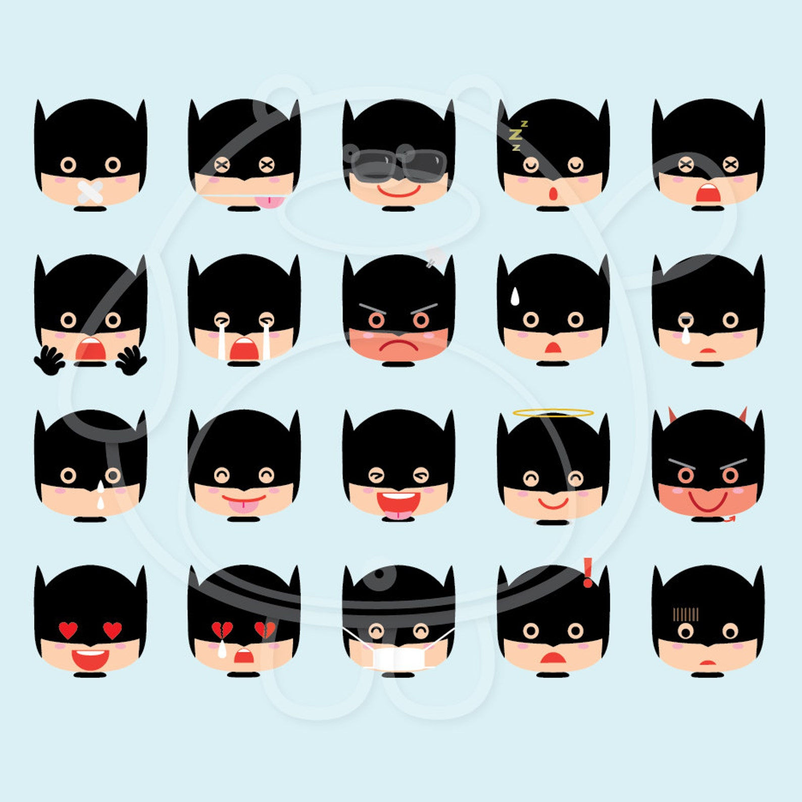 Wallpaper #EBn2K48BtGB6xQ78zo9U51 40 Batman Emojis Digital Clipart Png Format Personal and Etsy