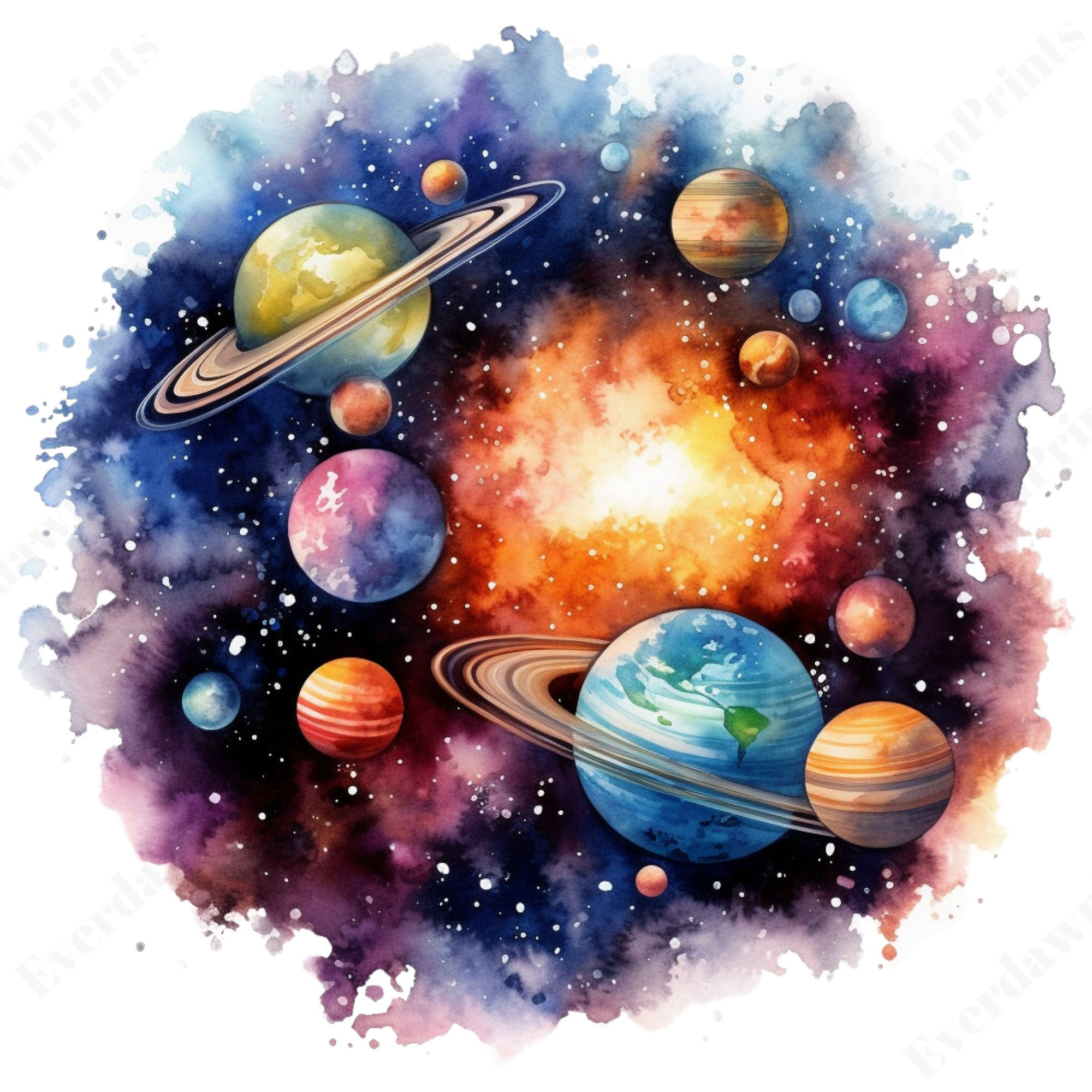 Wallpaper #KWf4-ZIBSpphPi3-E48Y232 19 Outer Space Clipart Set High Quality Transparent Png Etsy