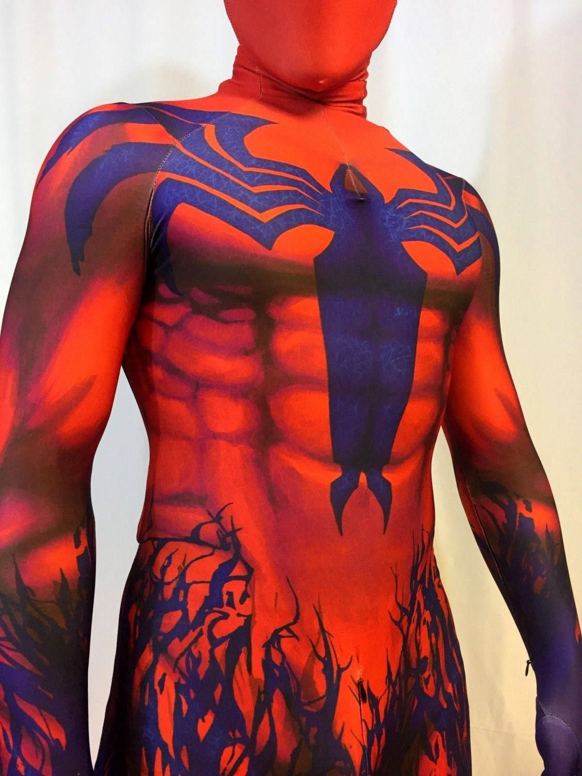 Wallpaper #hkCjMJMBJhL2WPbamMLi52 New Toxin Spiderman 3D Printingmuscle Shading Costume Etsy