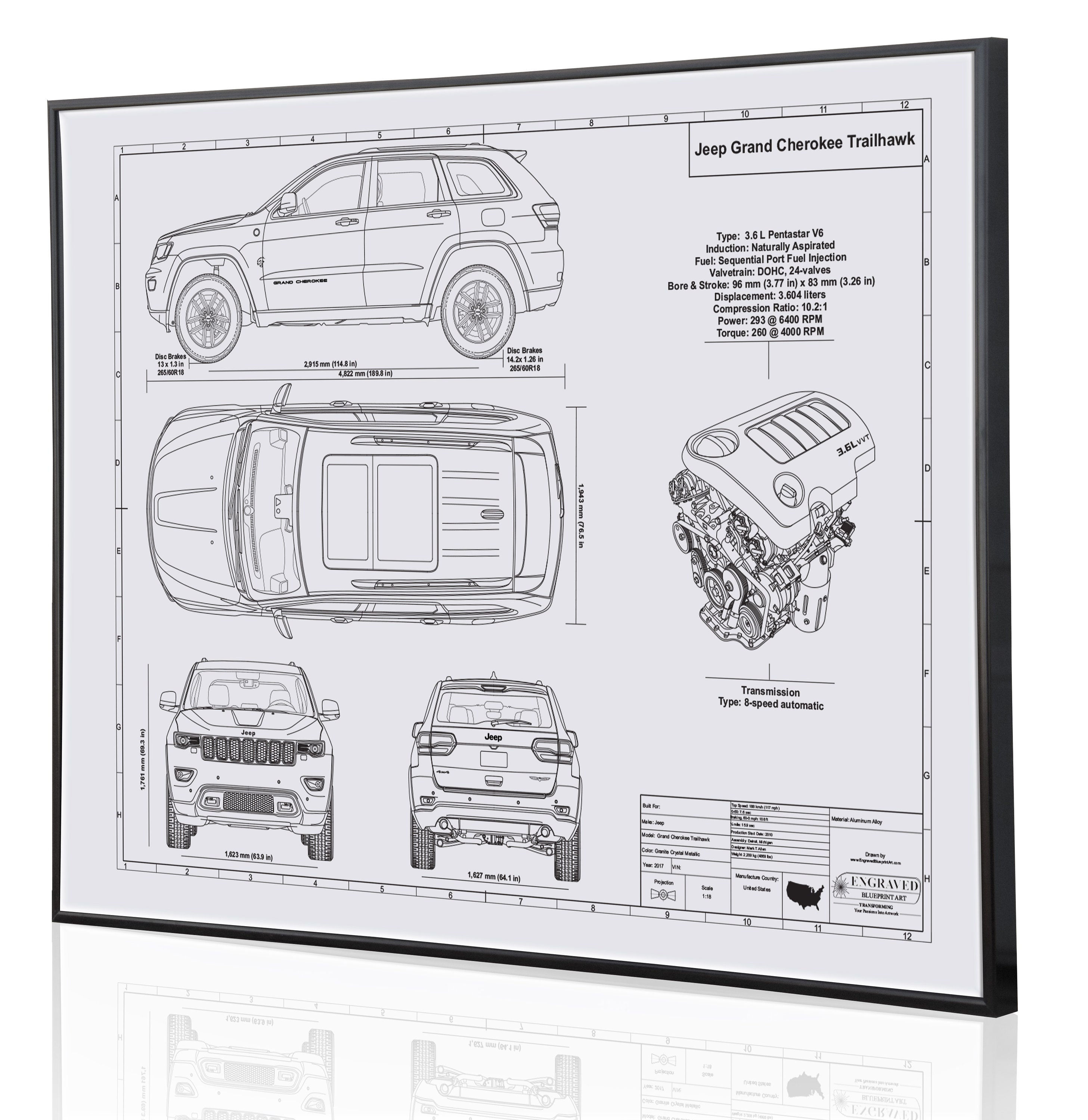 Wallpaper #cBneO48BtGB6xQ78bLJI18 Jeep Grand Cherokee Trailhawk Laser Engraved Wall Art Etsy
