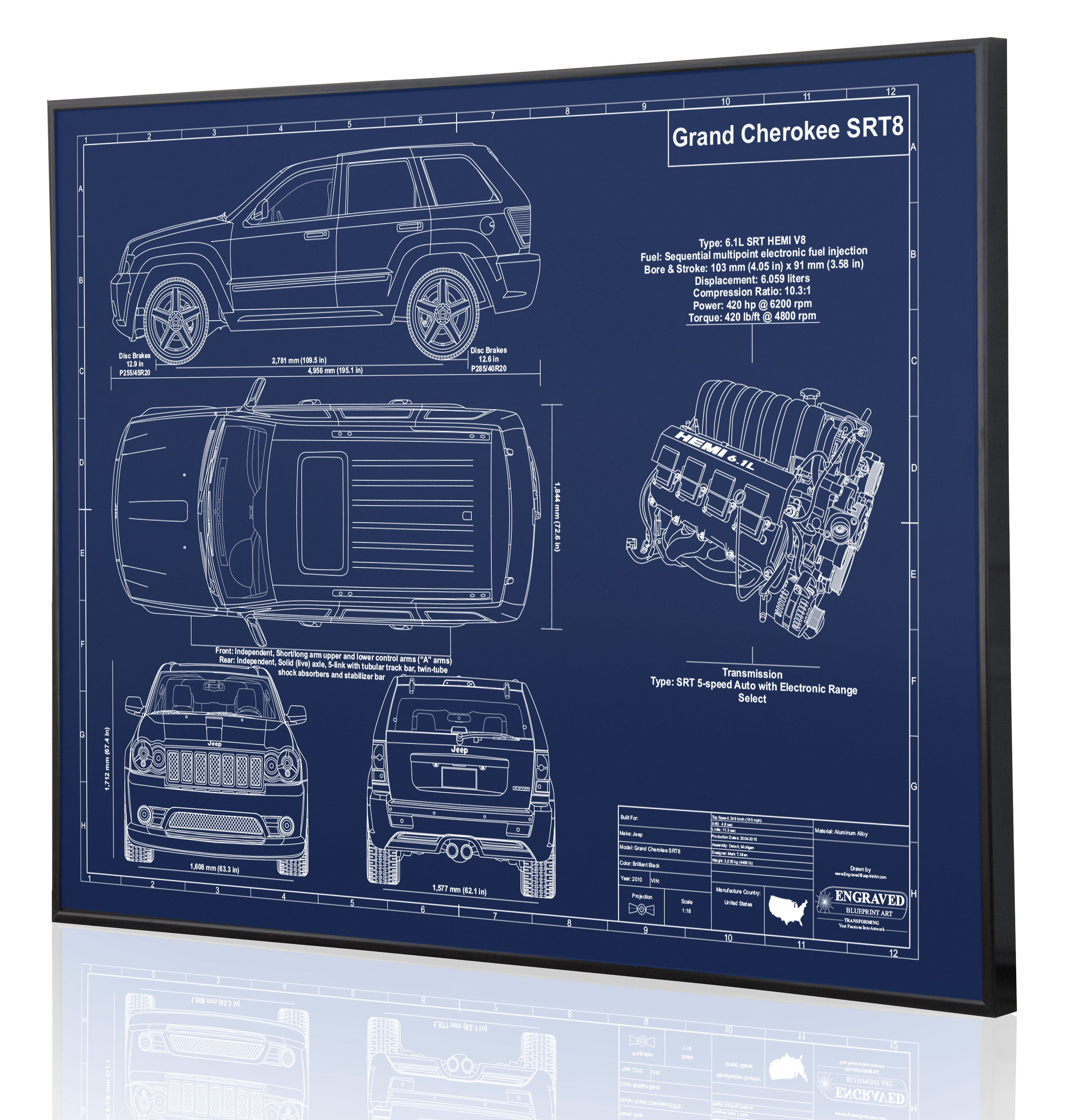 Wallpaper #cBneO48BtGB6xQ78bLJI6 Jeep Grand Cherokee Srt8 Laser Engraved Wall Art Blueprint Etsy