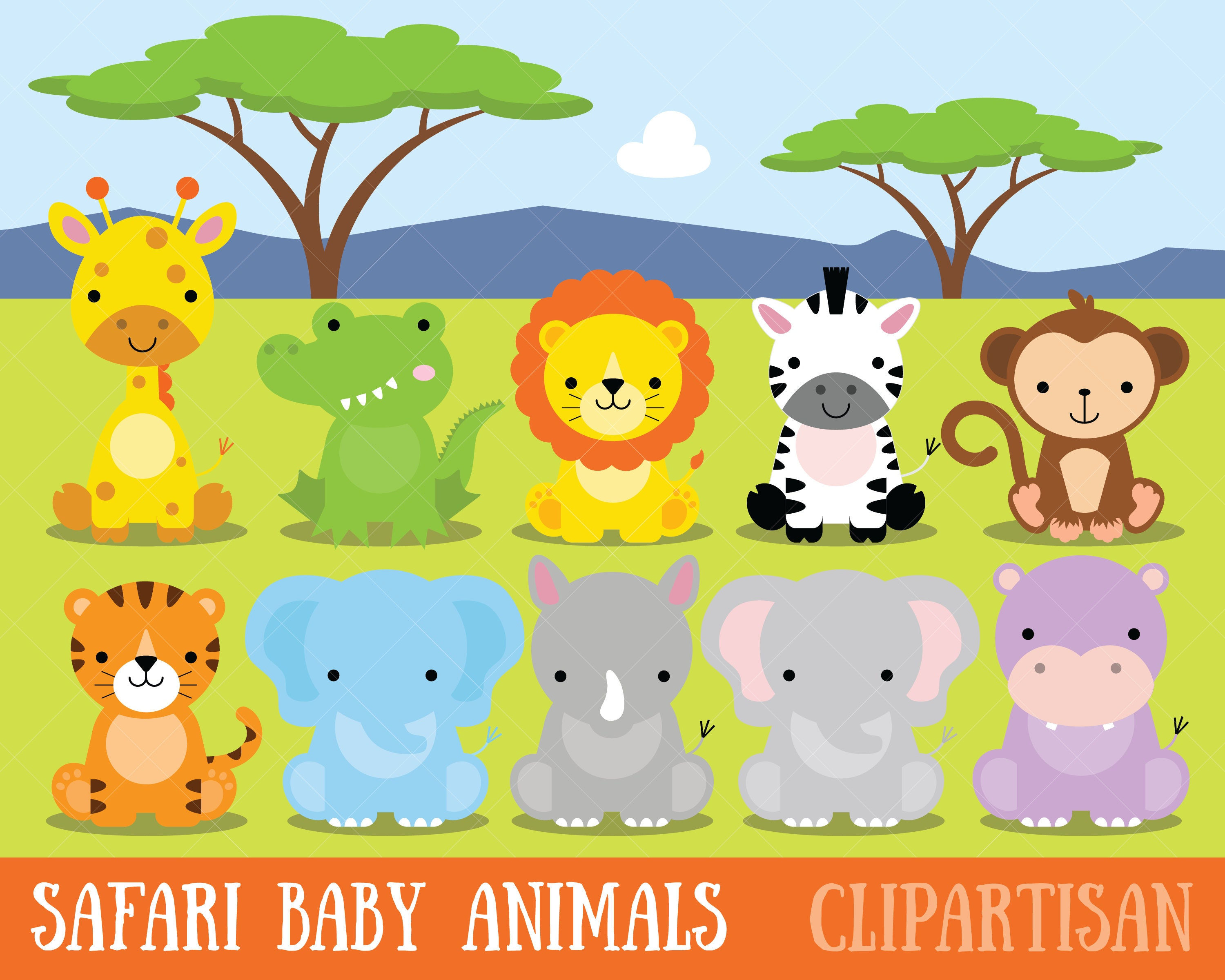 Wallpaper #03c4b Happy Jungle Safari Birthday Our Amhiraya Studio