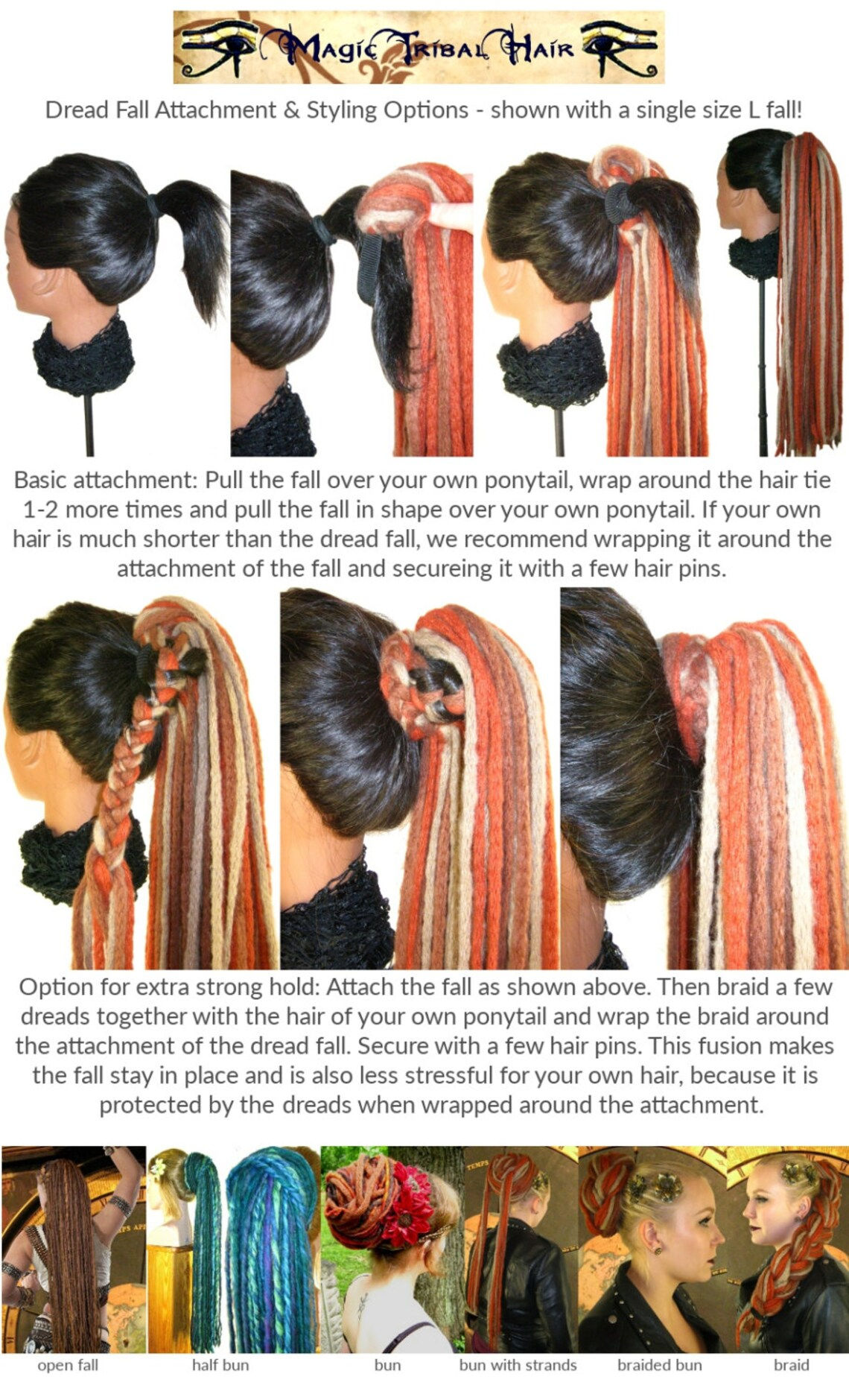 Wallpaper #1WhoJJMBSpphPi3-ETjA39 Steampunk Henna Brown Dreadlocks Extension Yarn Dread Hair Etsy