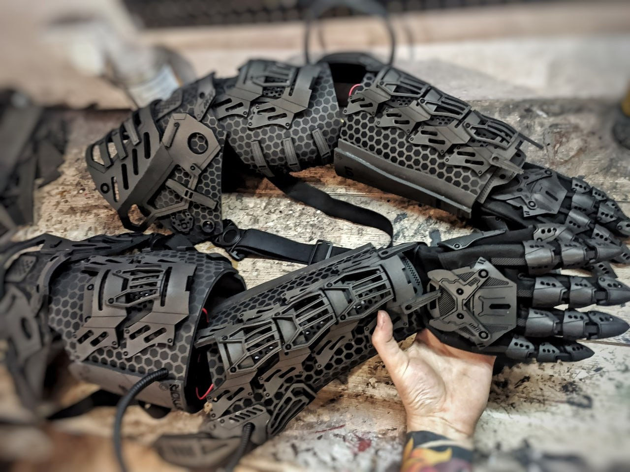 Wallpaper #yCymSZMB0E1QgA7wRfMq17 Cyberpunk Arms for Cosplay Cosplay Costume Cosplay for Him Etsy Uk