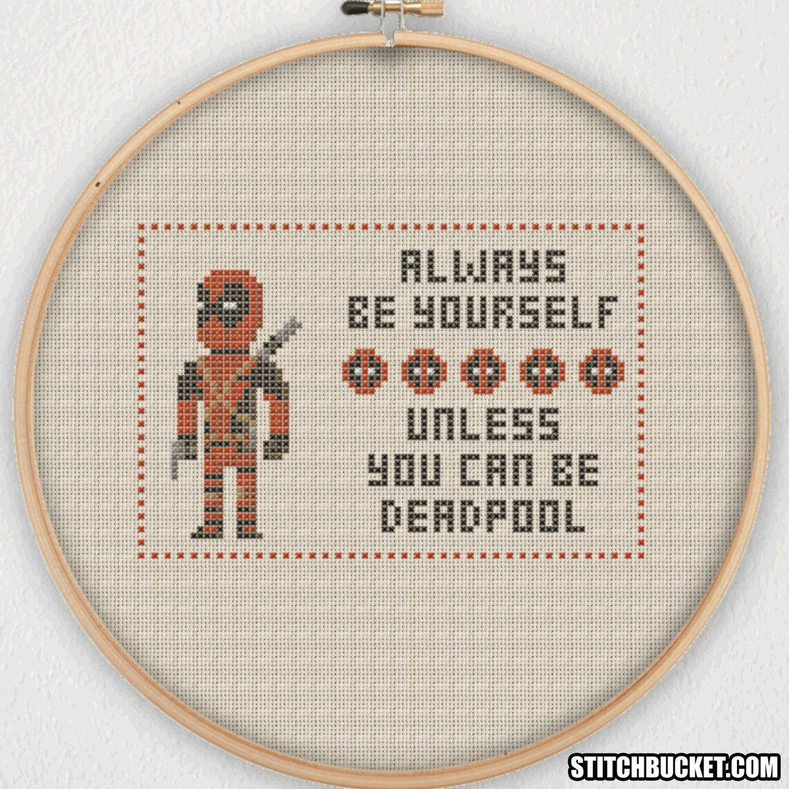 Wallpaper #kWfN65IBSpphPi3-RE5o410 Unless You Can Be Deadpool Cross Stitch Pattern Etsy