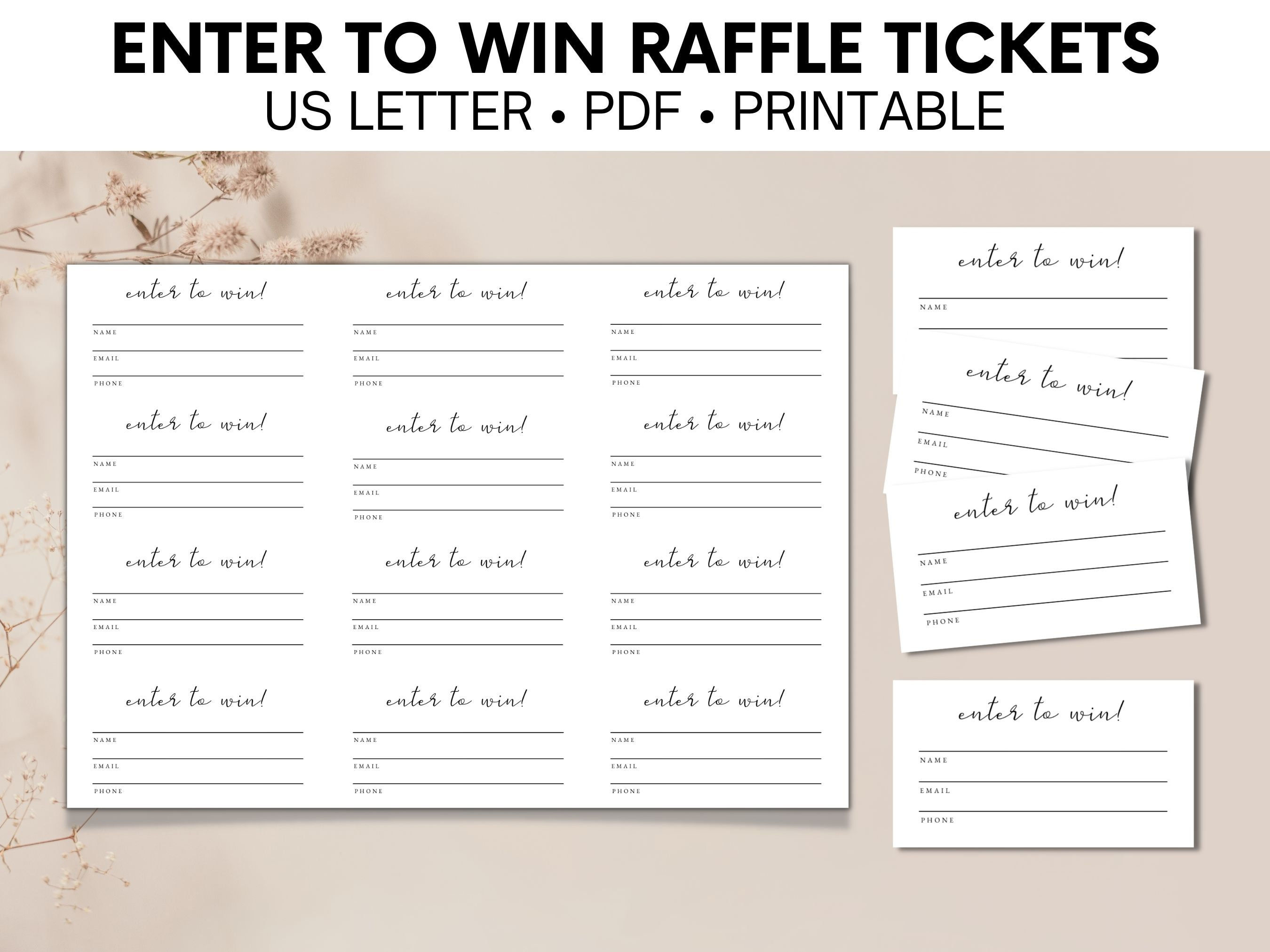 Wallpaper #58496 Free Printable Raffle Ticket Templates