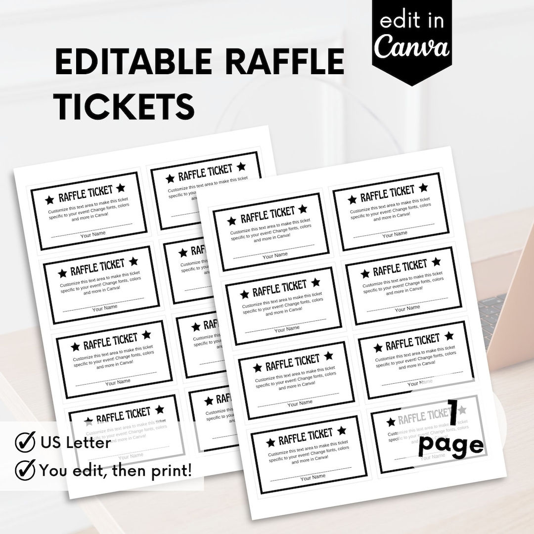 Wallpaper #58496 Free Printable Raffle Ticket Templates