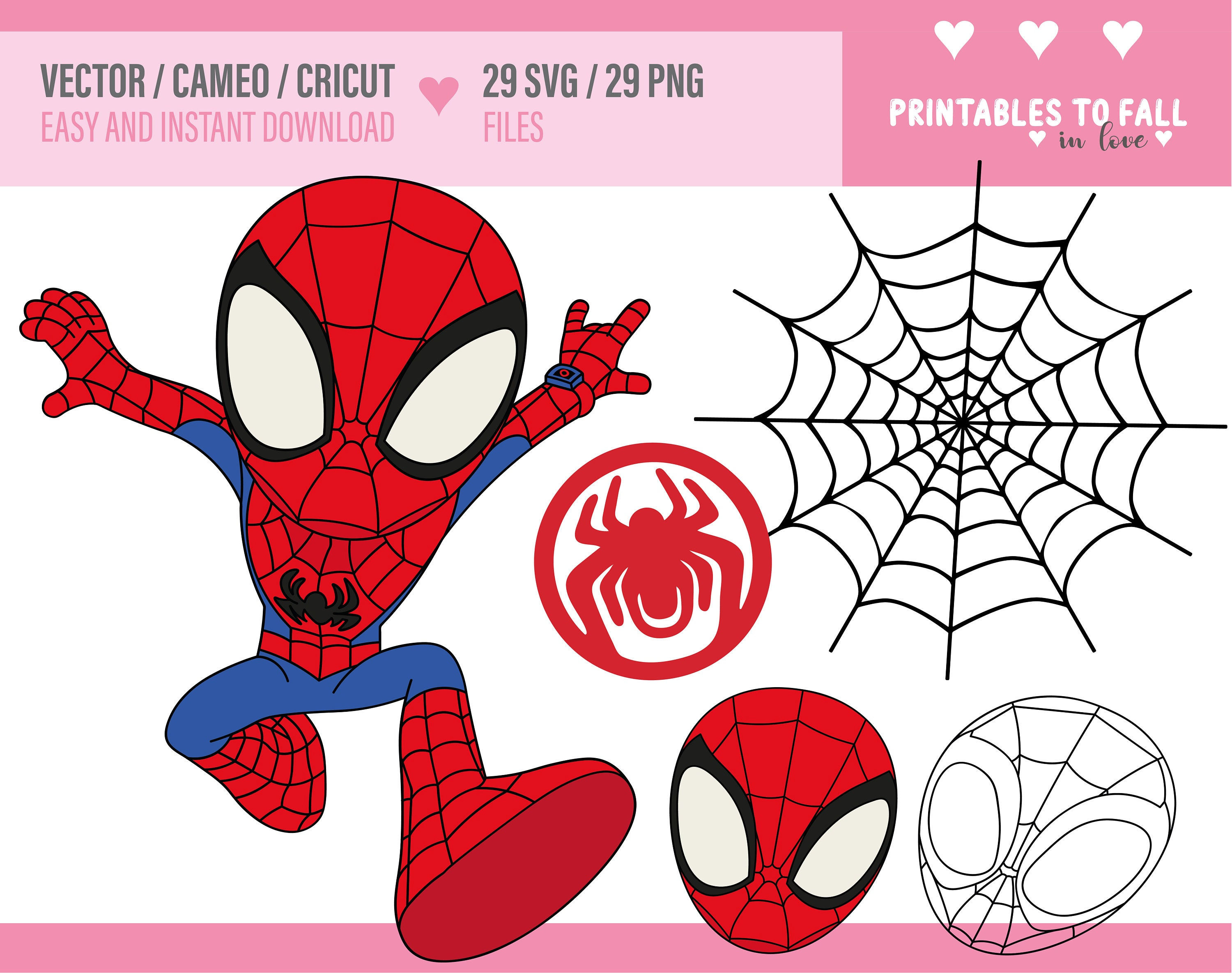 Wallpaper #Ix3SLZMBlOZrFDOkl9Jx97 29 Clipart Spidey and Friends Spidey Digital Download Svg Png