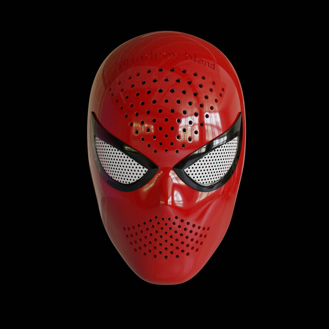 Wallpaper #_Wc19pIBSpphPi3-Z4I237 Spider Man Web of Shadows Face Shell Digital Download 3D Printable