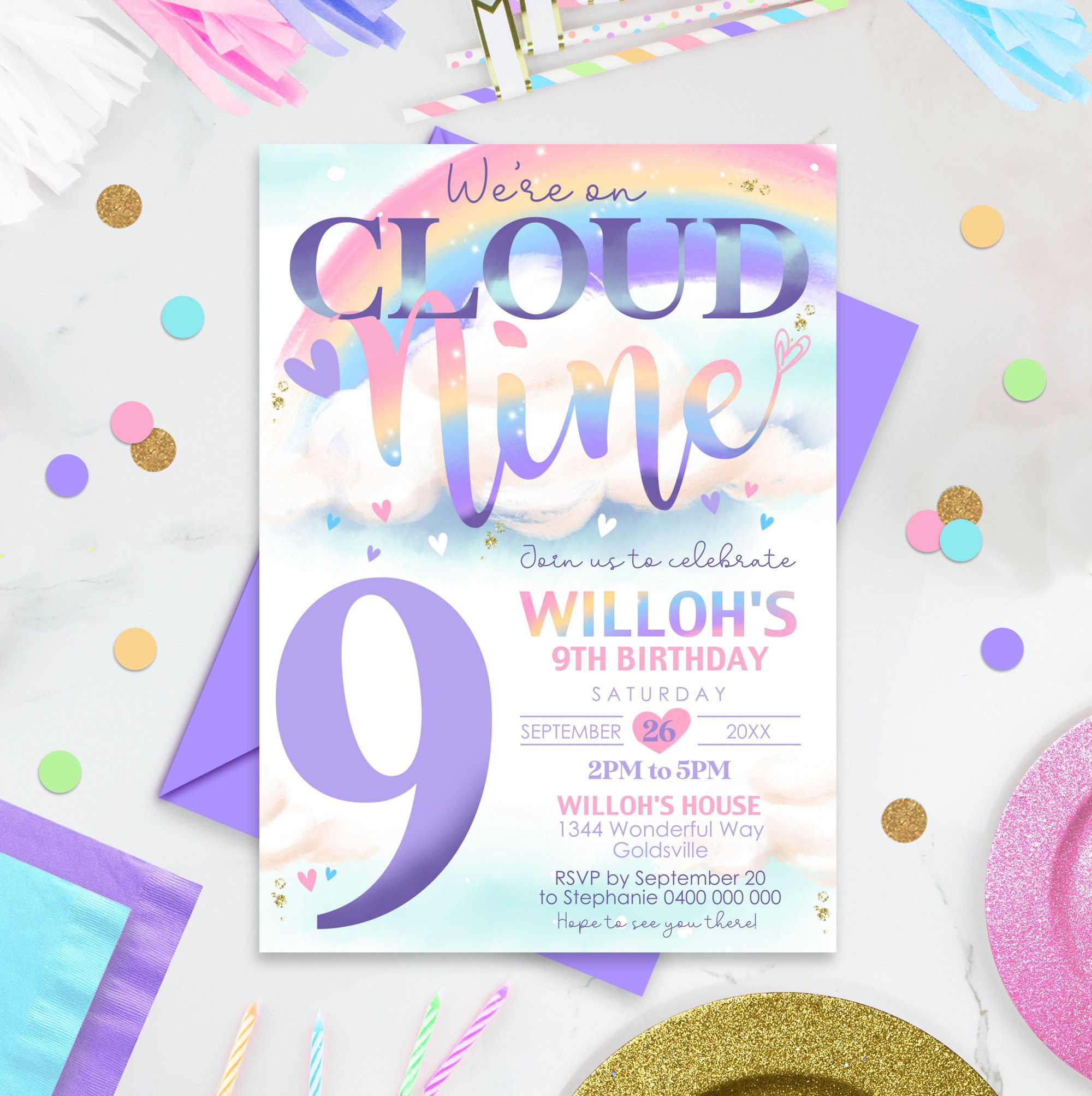 Wallpaper #9afa6 11th Birthday Invitation Templates