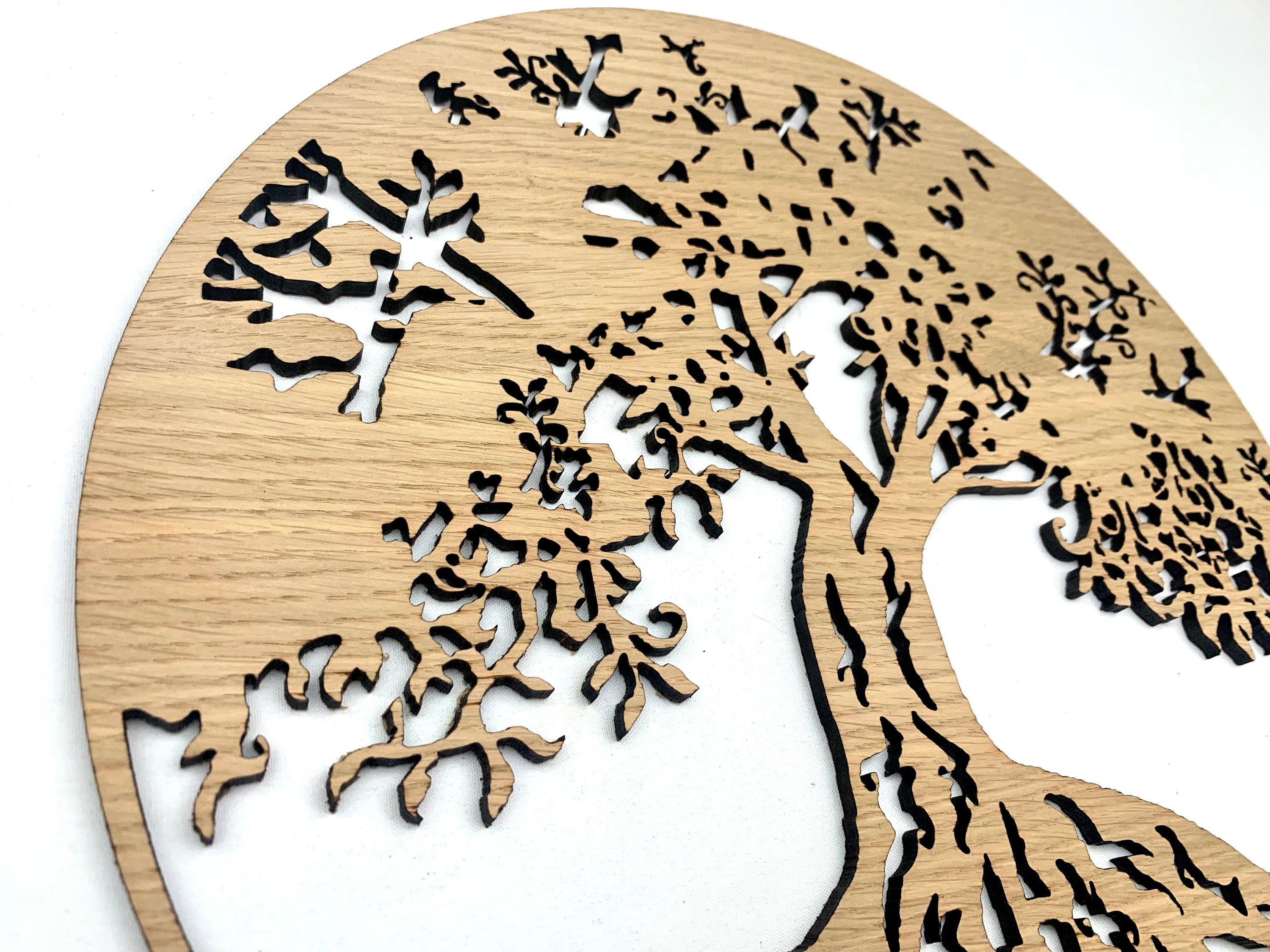 Wallpaper #sxqQTpMB1yWOL4qge31q134 Large Tree of Life Round Wall Art Wooden Minimalist 3D Decor Etsy