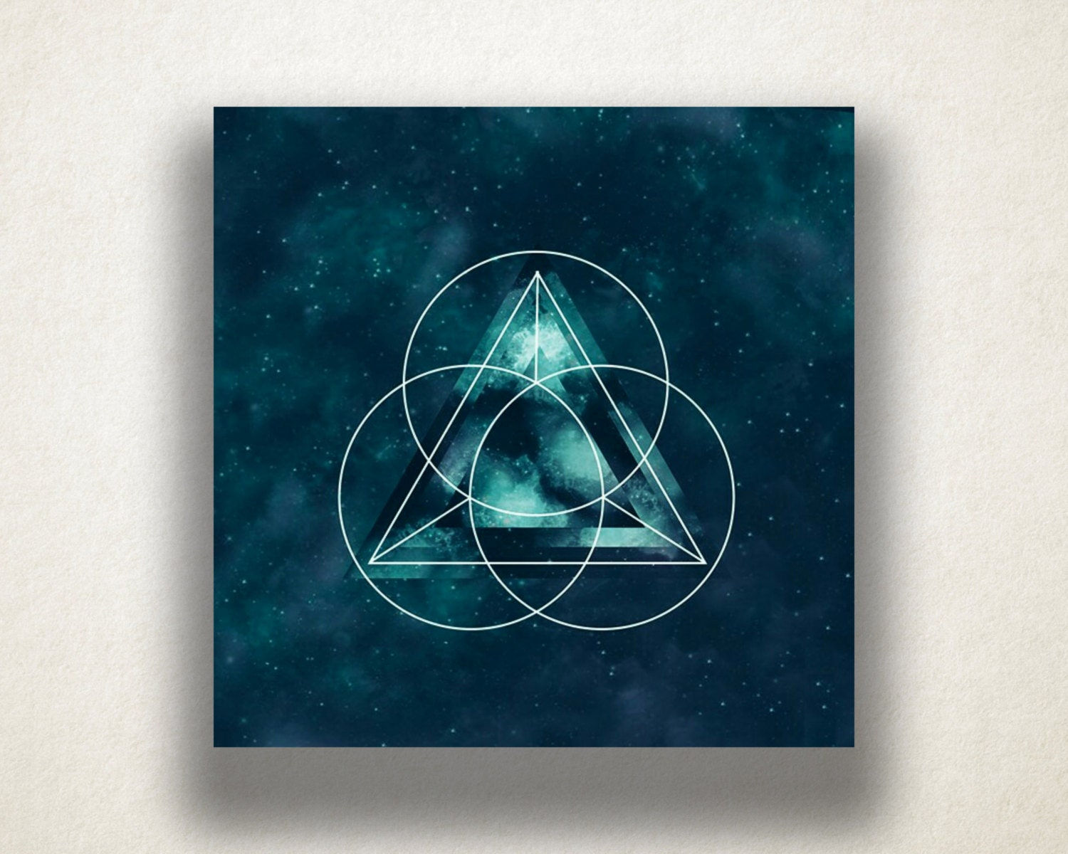 Wallpaper #6mcM8ZIBSpphPi3-jmn8178 Space Triangle Design Canvas Art Print Space Wall Art Outer Etsy