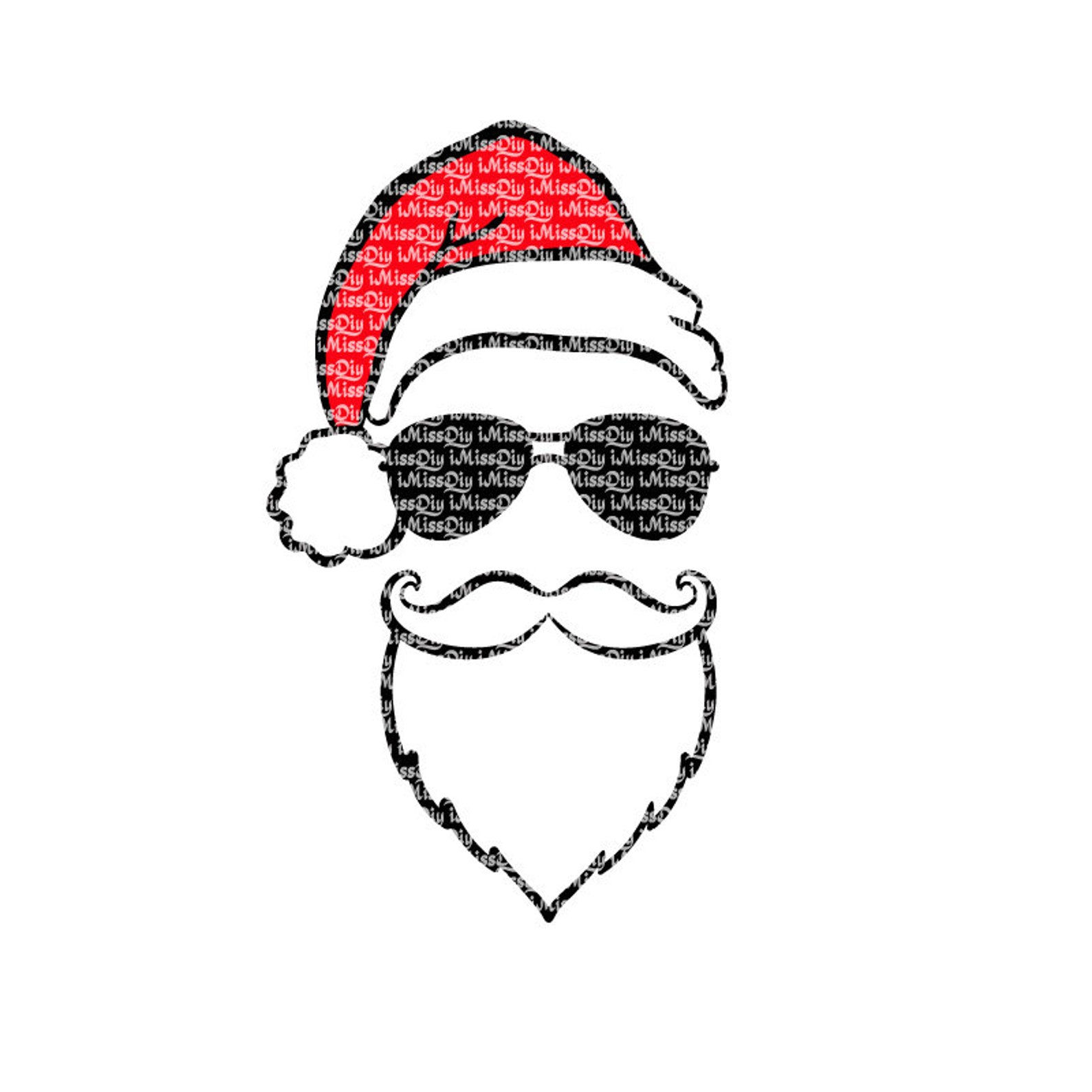 Wallpaper #fx3mLJMBlOZrFDOkqcxn90 Santa Face Outline Svg