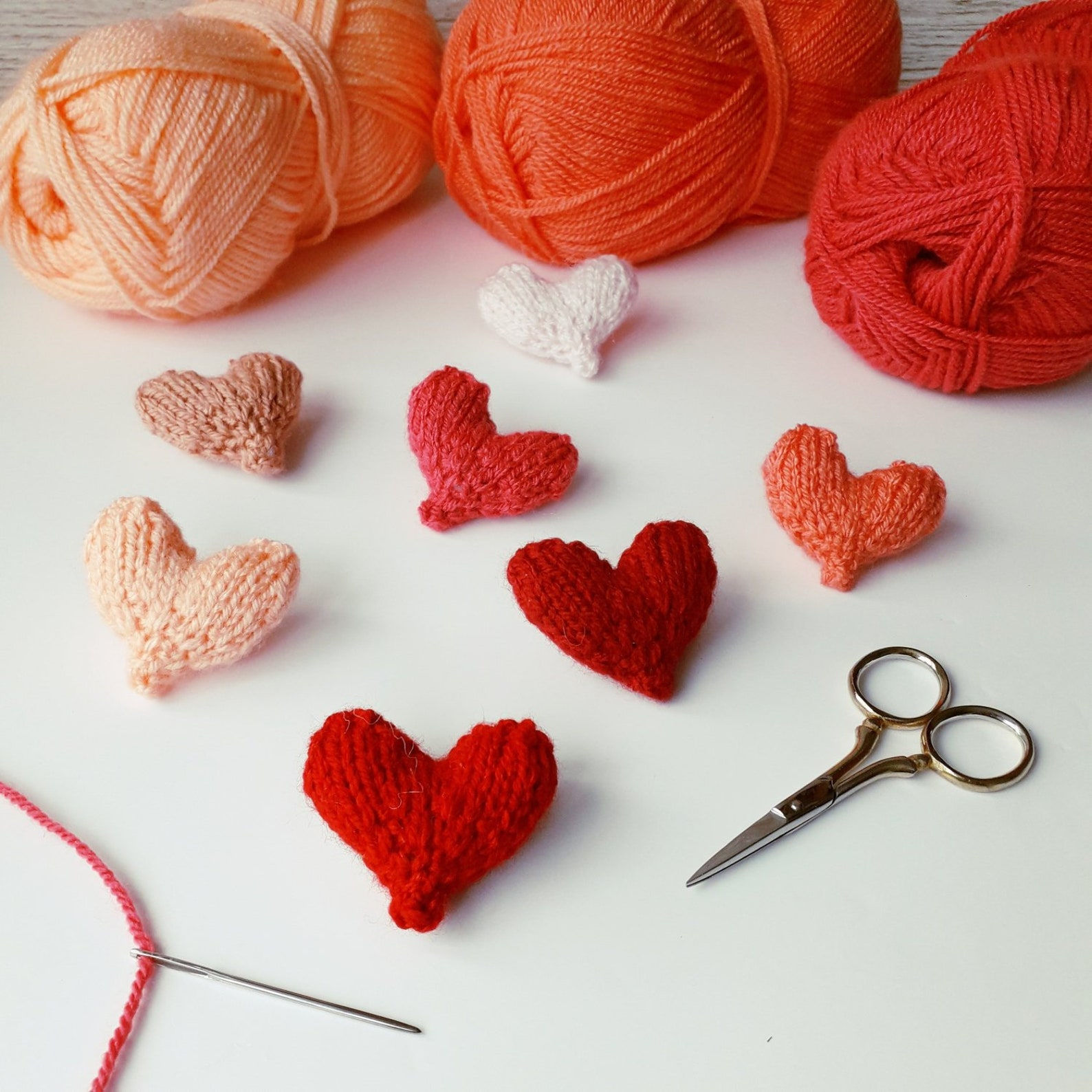 Wallpaper #HGdy7ZIBSpphPi3-_1jy152 Easy Little Hearts Knitting Pattern Etsy