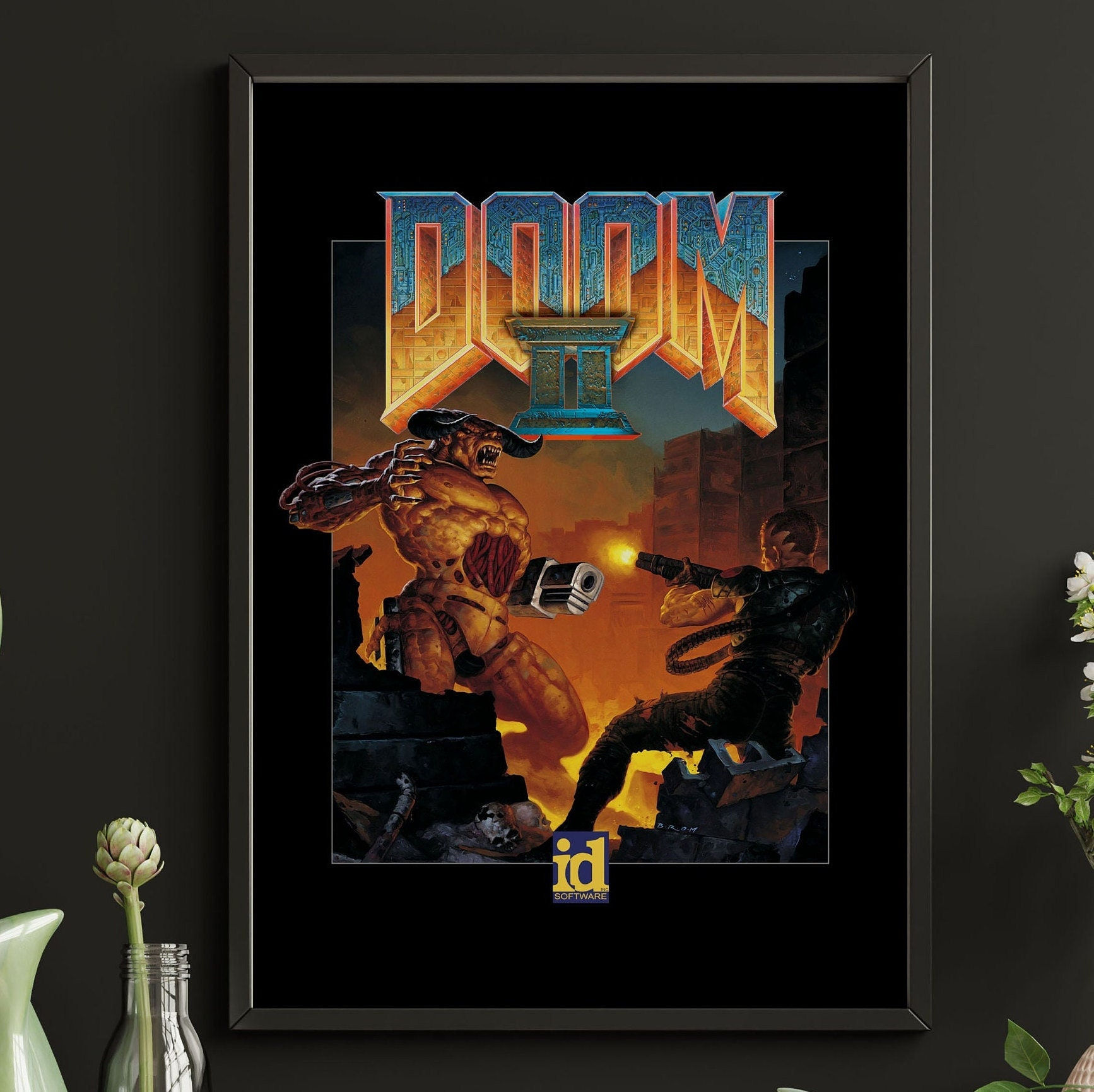 Wallpaper #qGcACpMBSpphPi3-2dI6265 Doom Ii Poster Etsy New Zealand