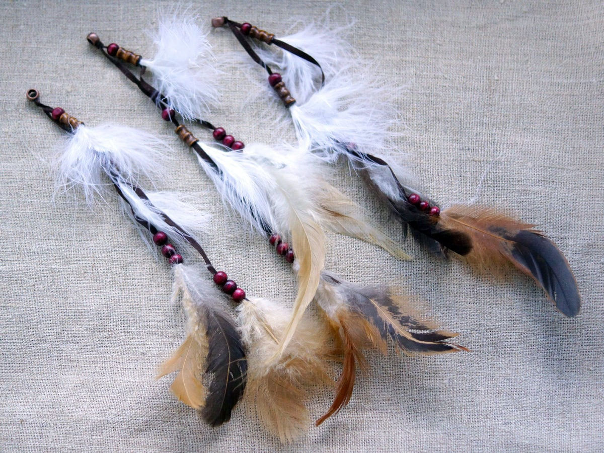 Wallpaper #1WhoJJMBSpphPi3-ETjA321 3 Long Dread Beads with Feathers Loc Bead Dreadlock Bead Etsy