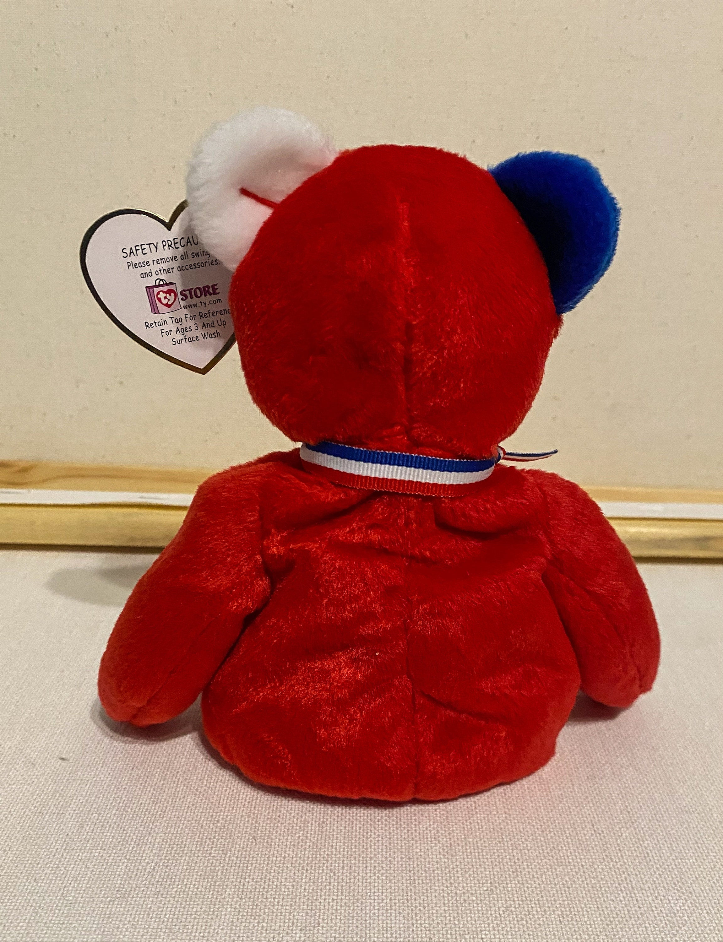 Wallpaper #SzHiNZMB5zzyi_yY6liz138 Rare Ty America Red Beanie Baby with Errors Exclusive Etsy