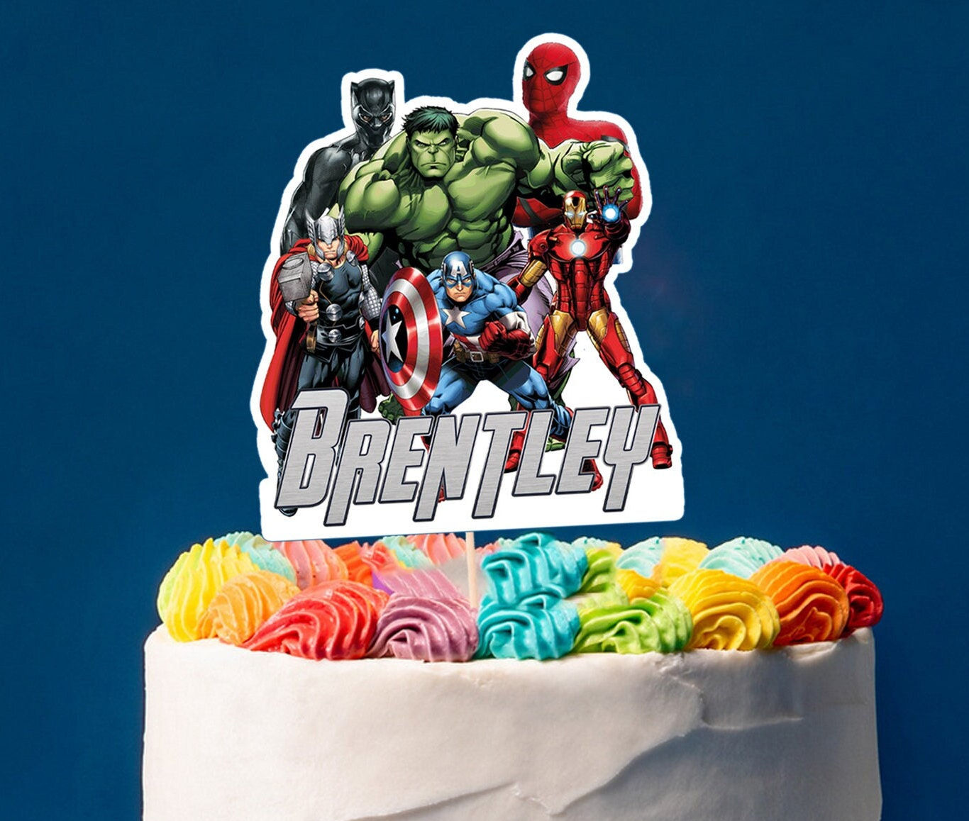 Wallpaper #0DG3NZMB5zzyi_yY0lfv145 Avengers Printable Cake Topper Avengers Birthday Party Cake Etsy