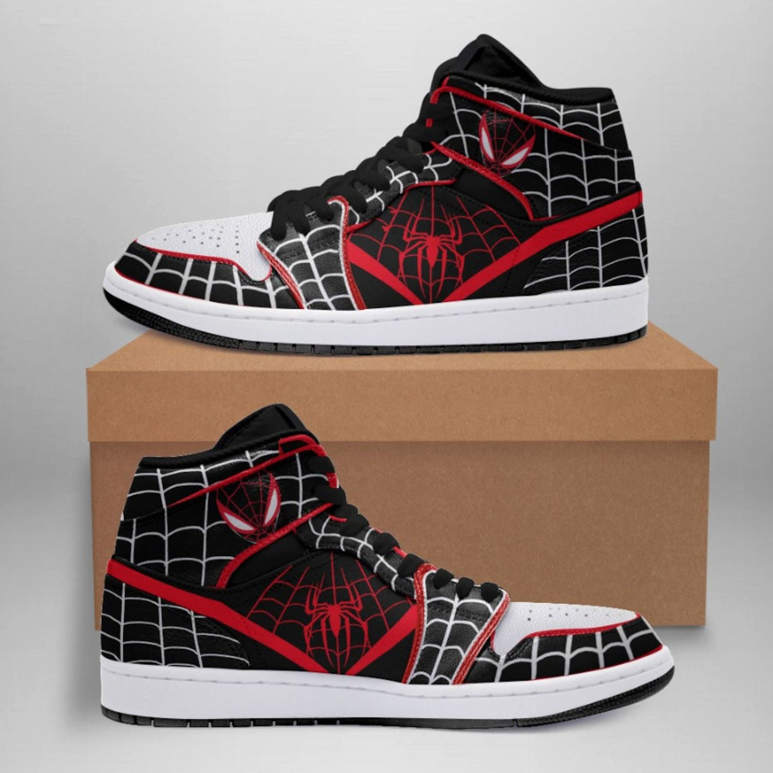 Wallpaper #74D73 Air Jordan 1 Retro High Og Spiderman Level Up