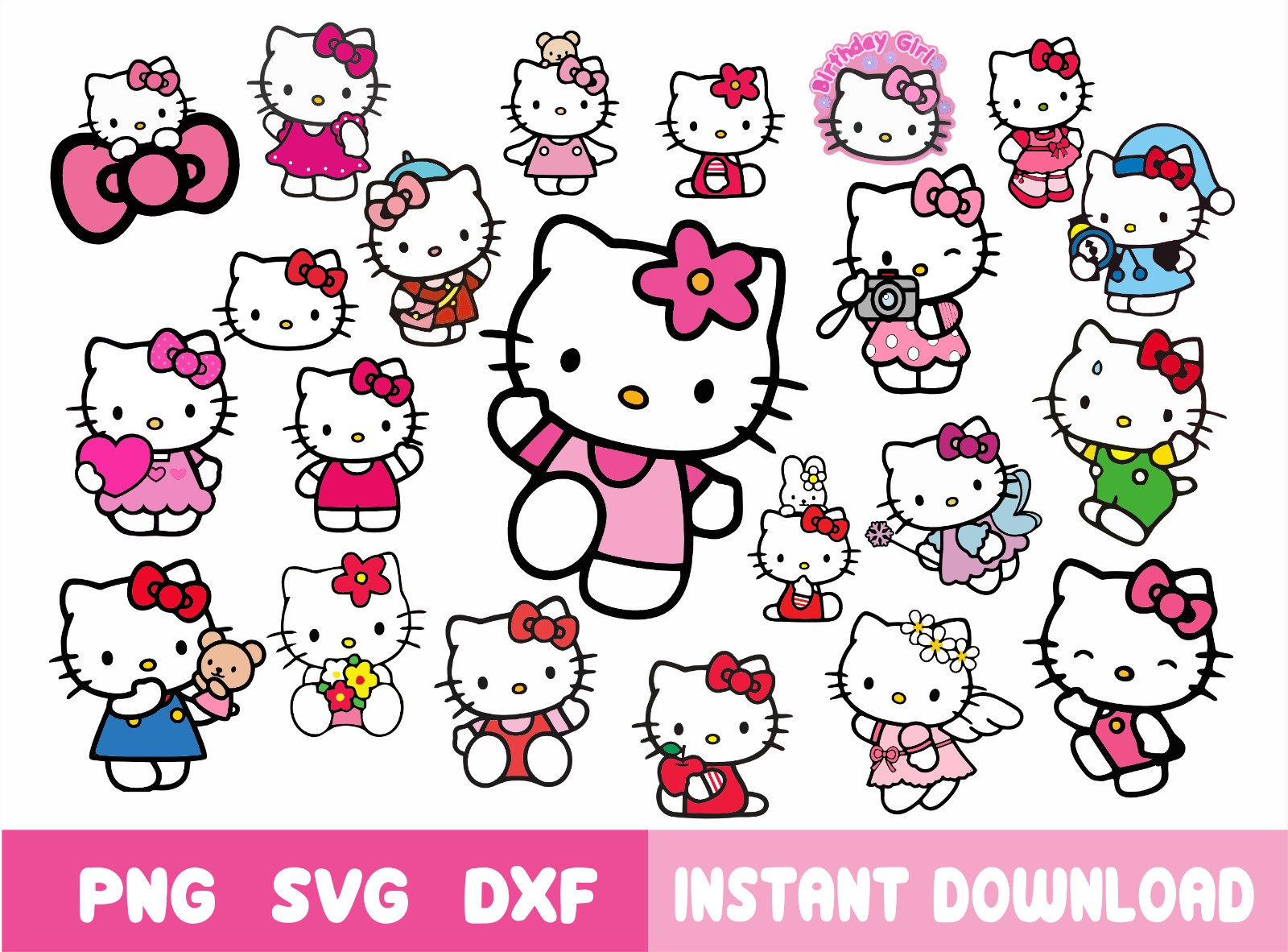 Wallpaper #1c50c Hello Kitty Vector Art Icons and Graphics for Free Download