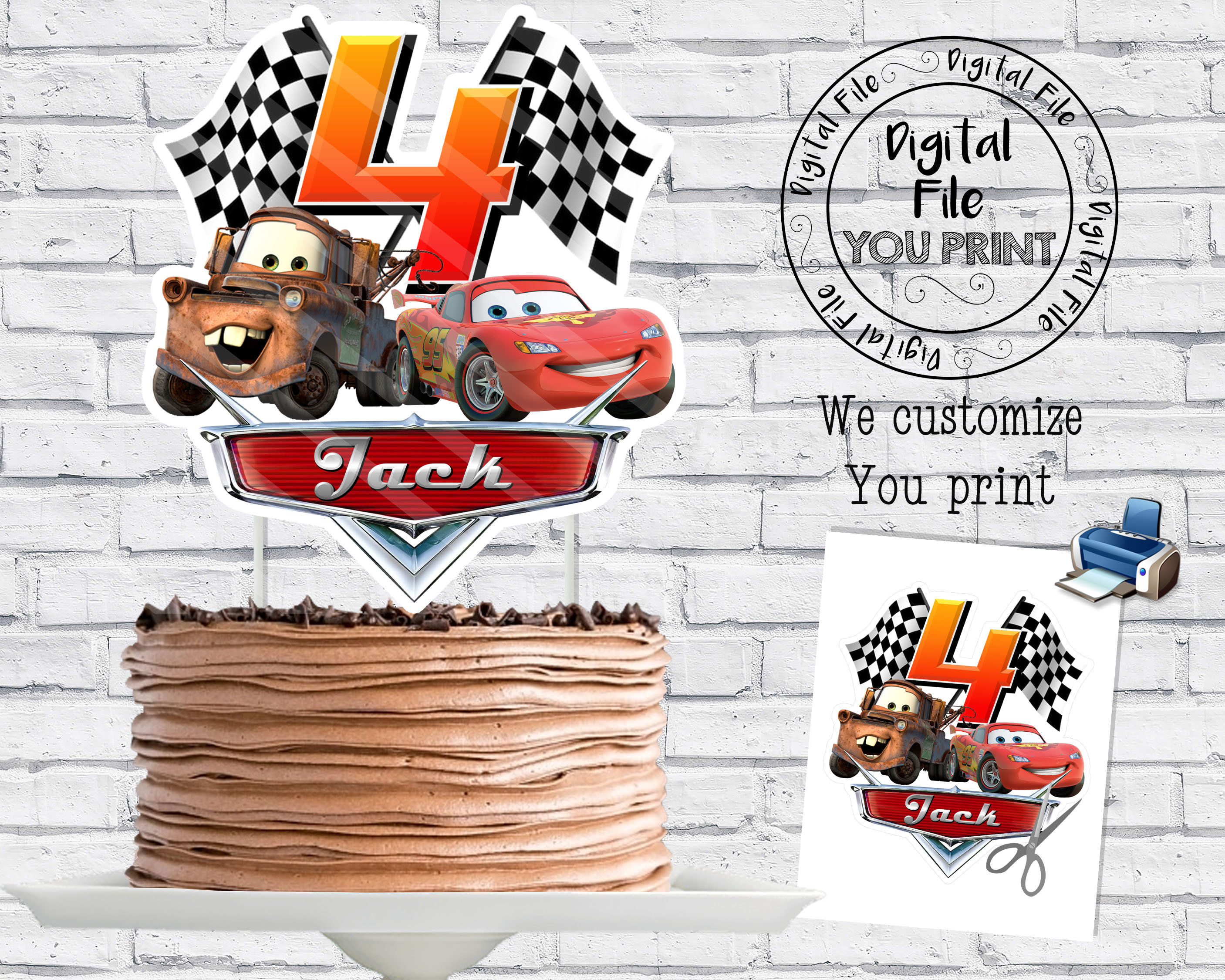 Wallpaper #02c67 Race Cupcake Topper Racecar Toppers Race Toppers Car Etsy