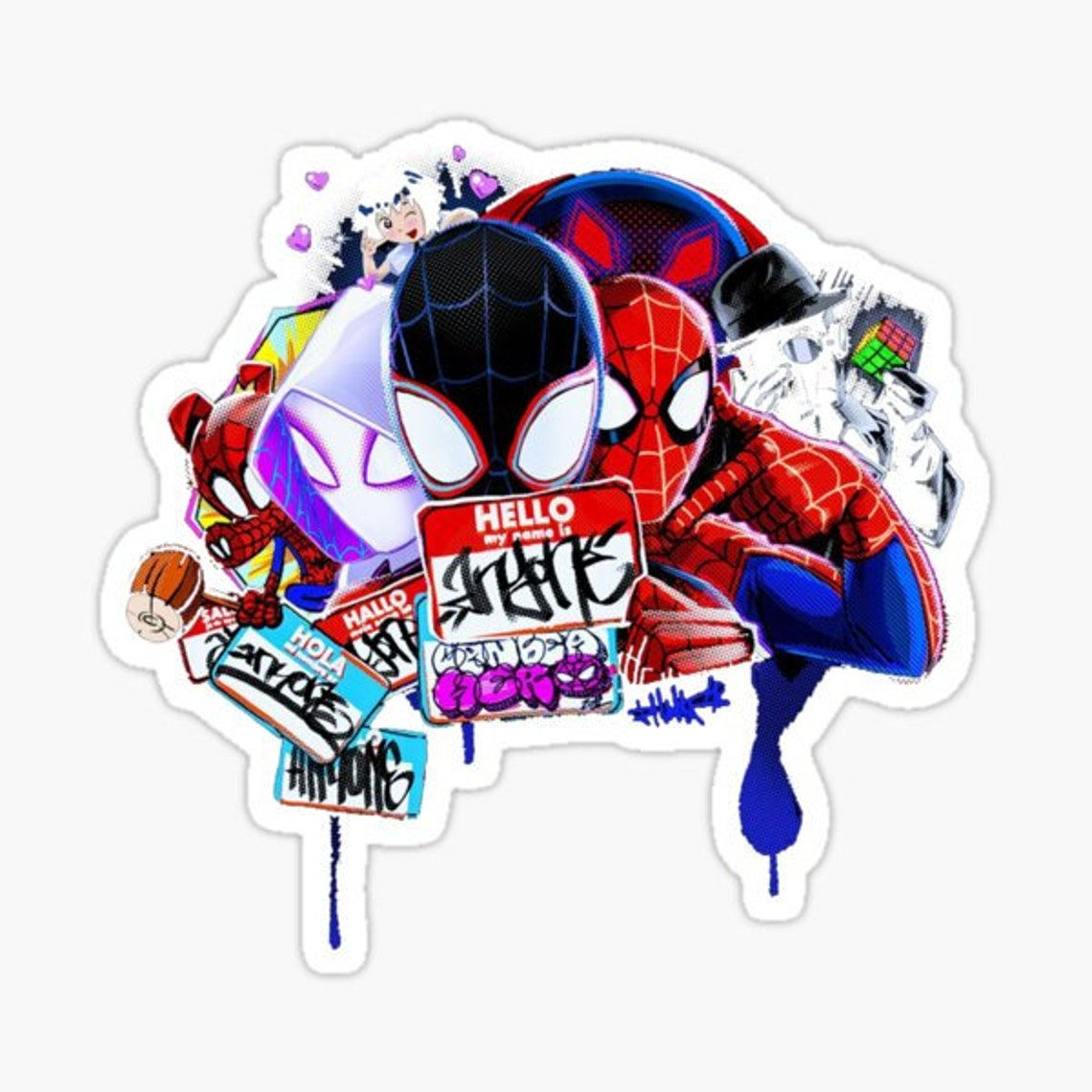 Wallpaper #O-pEV5MBlwTYPL18rBHC133 Spiderman Sticker Laptop Sticker Bottle Sticker Car Sticker Etsy