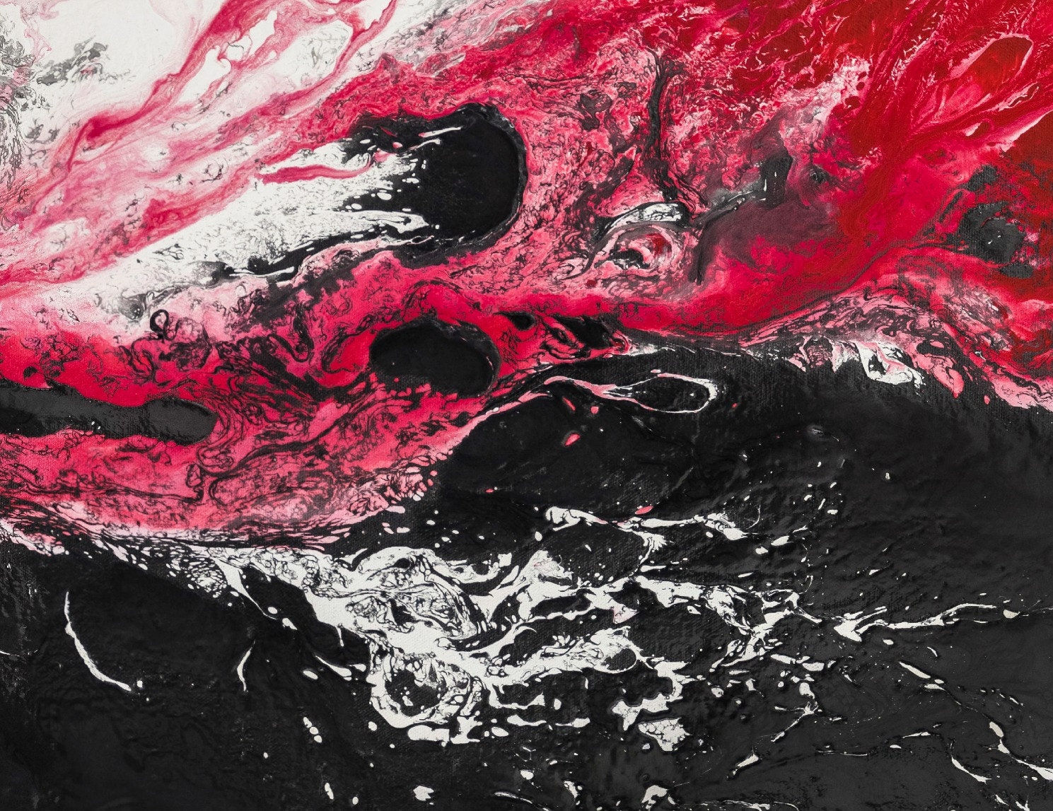 Wallpaper #BGcL6JIBSpphPi3-SDu_35 Black and White Red Painting Oil Painting Giclee Art Print Abstract