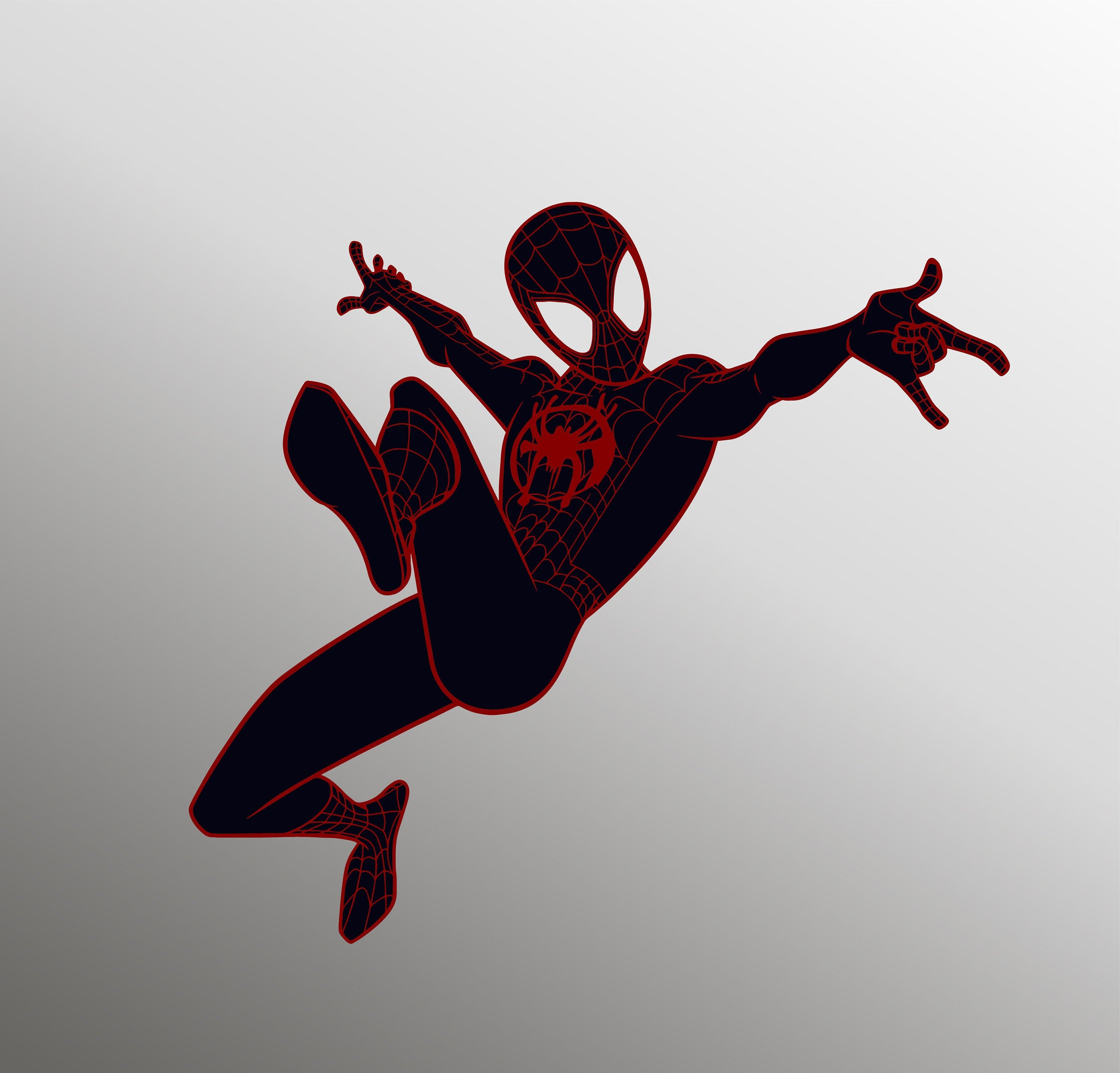 Wallpaper #SmemEZMBSpphPi3-L_gq190 Spider Verse Svg Spider Man Svg Miles Morales Svg into the Etsy