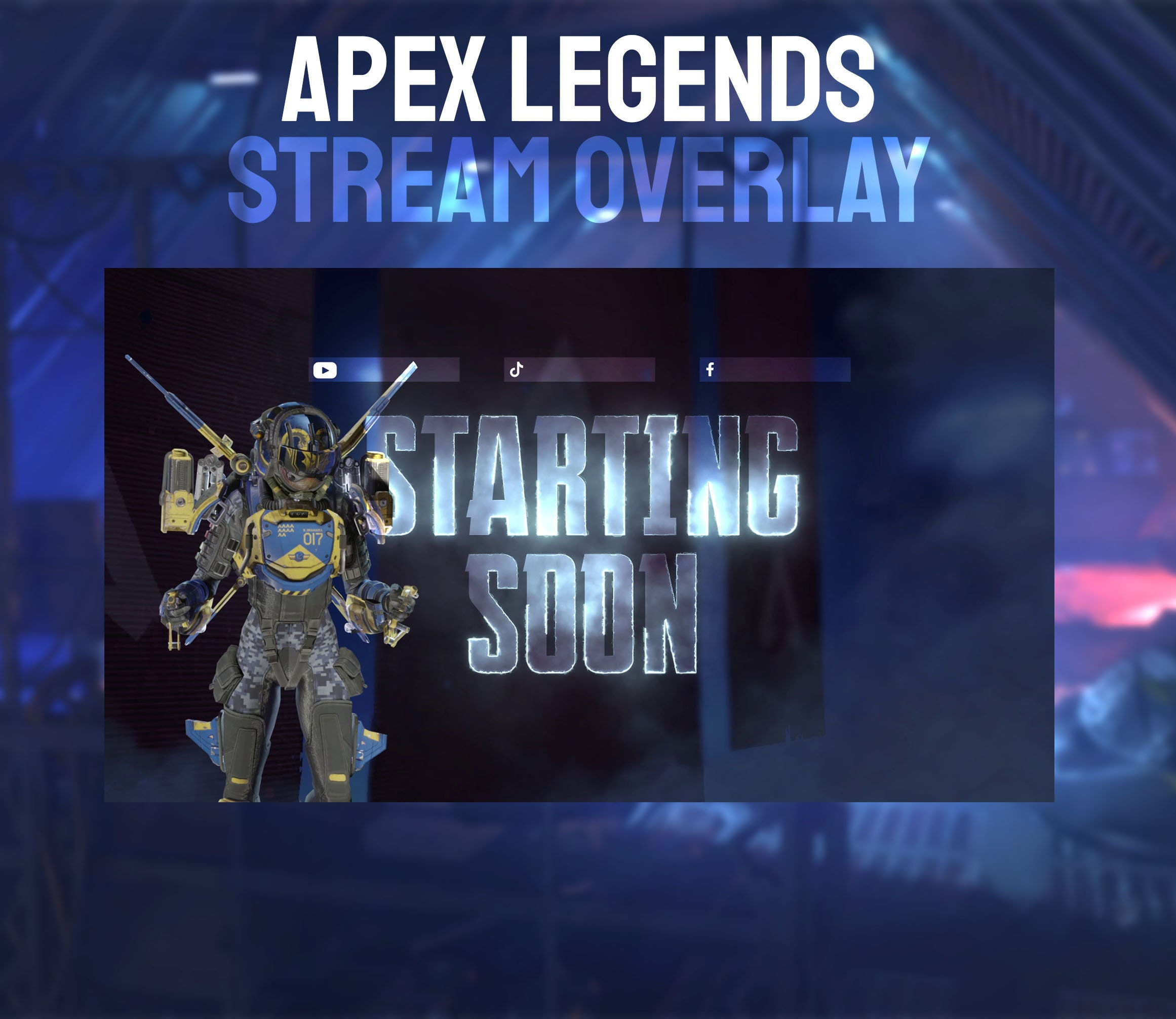 Wallpaper #r0DaL5MBJhL2WPba574_18 Animated Valkyrie Stream Overlay Package HD Apex Legends Stream Package