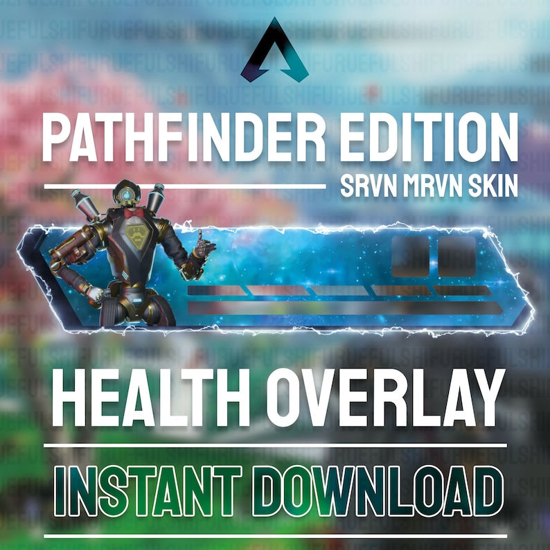 Wallpaper #vbjx1ZIBJvJKYCmEstsp307 Animated Pathfinder Overlay Apex Legends Health Bar Overlay Etsy Canada