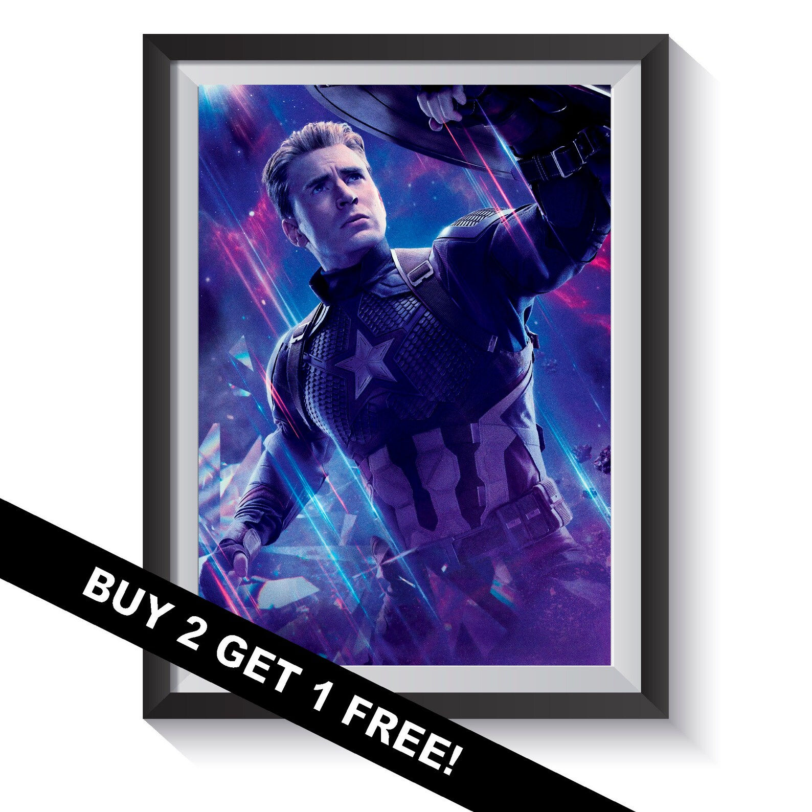 Wallpaper #b2h5GpMBSpphPi3-GRwH265 Captain America Avengers Endgame Poster Etsy