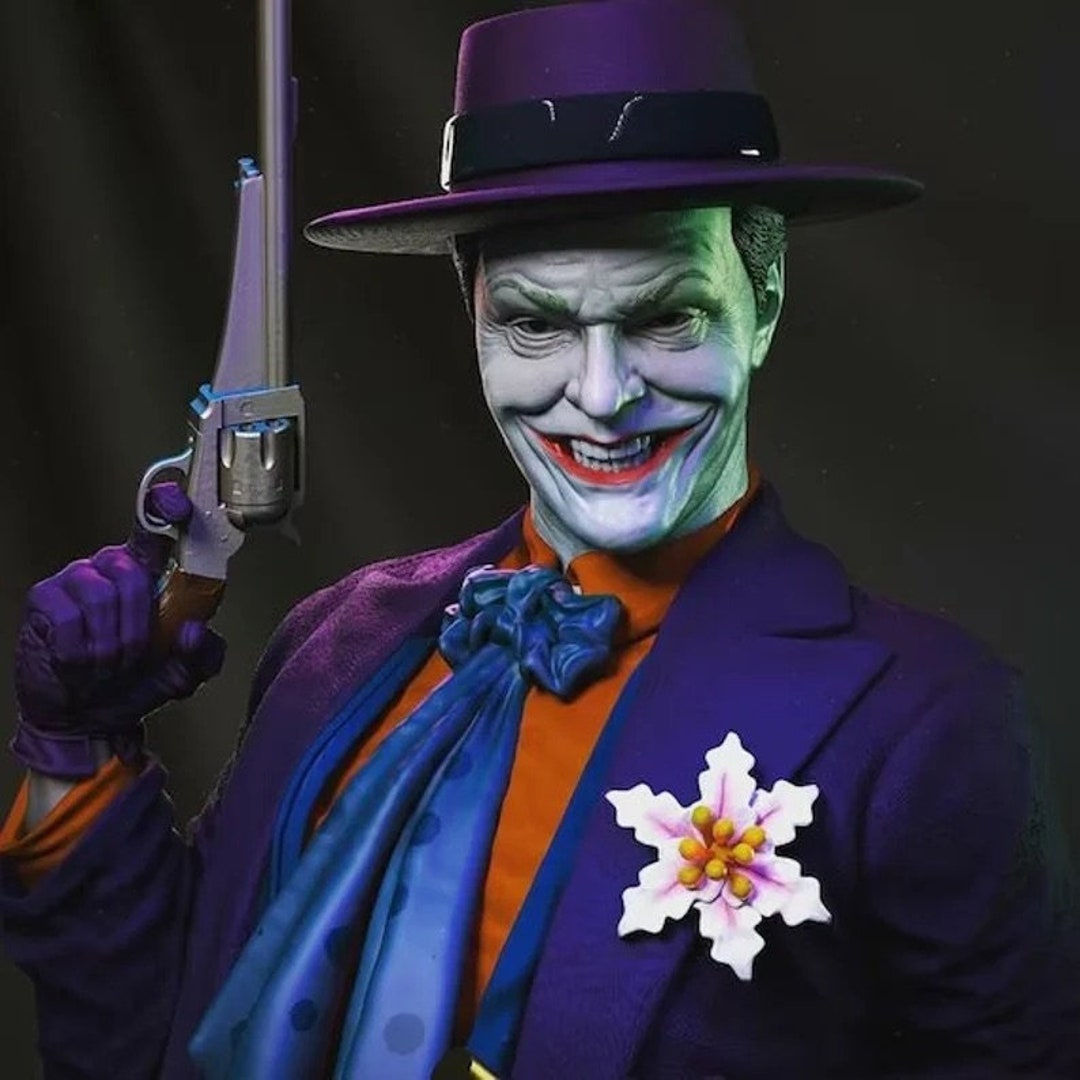 Wallpaper #ZXJ4MpMBX2lk1u3opFqr43 Joker Jack Nicholson 3D Model Stl File Nicholson Joker Figure Nicholson