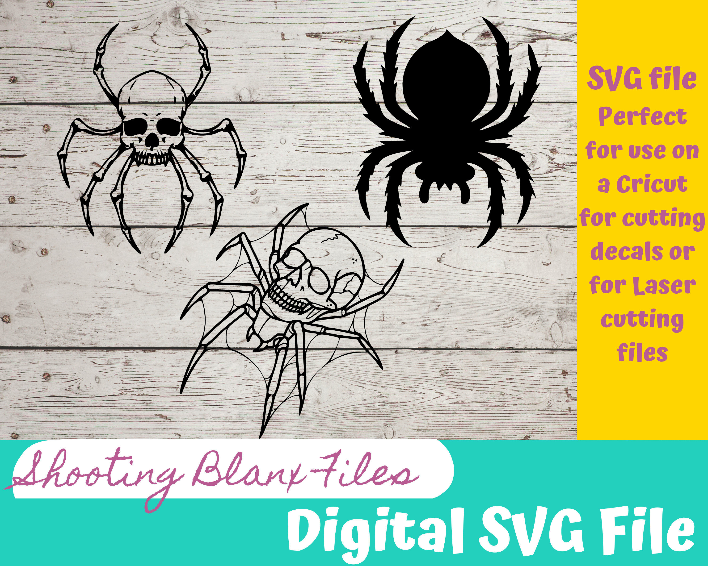 Wallpaper #RPS3OZMBKFX8bn3r6ncE68 Horror Spiders Svg File for Cricut Laser Glowforge Scary Etsy