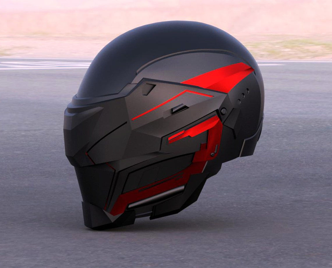 Wallpaper #GX2a9I4Bnwiau_P60RCv8 Casco Cyberpunk Etsy Espana
