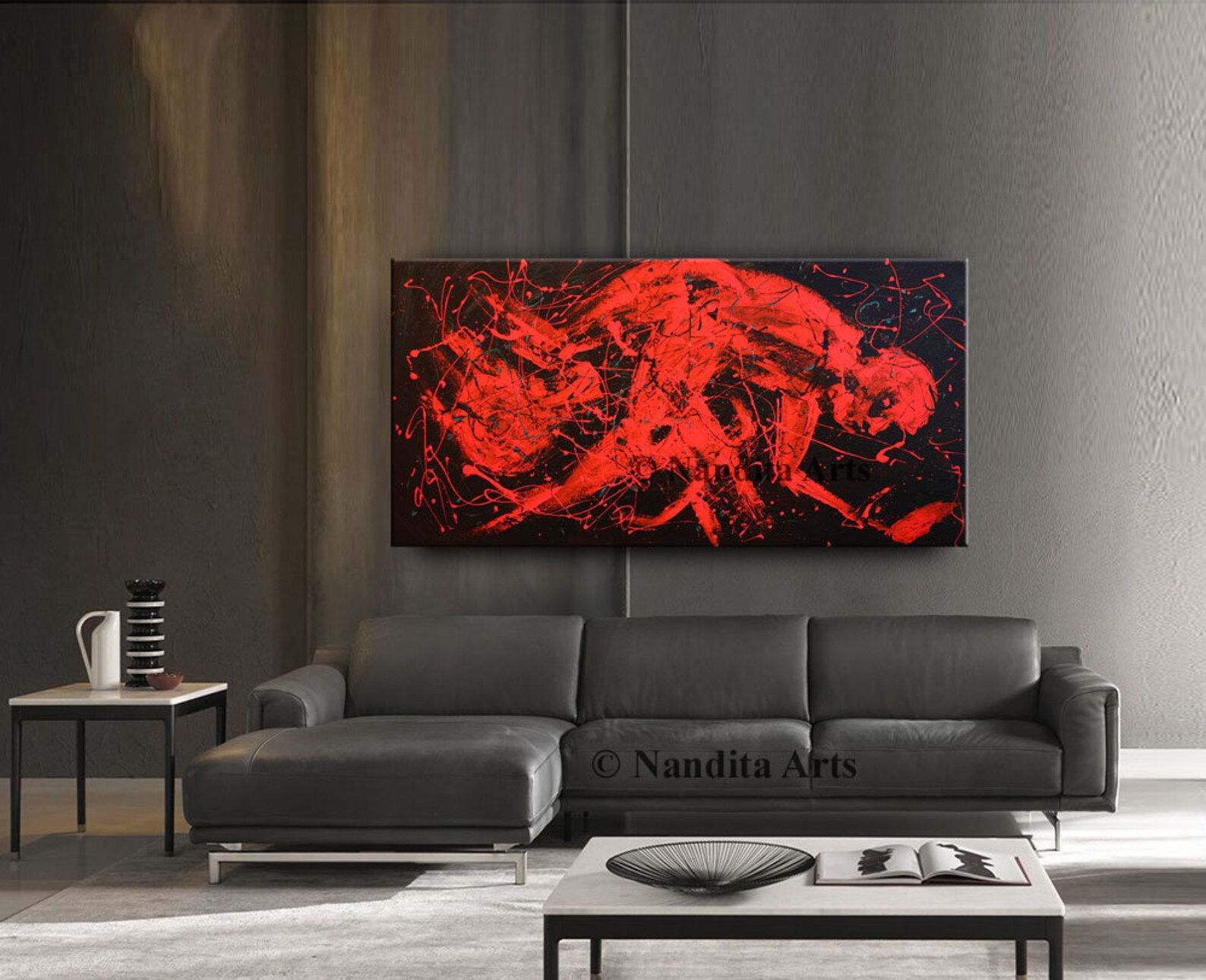 Wallpaper #Zmda6pIBSpphPi3-wkYj252 Minimalist Art Abstract Red Painting on Stretched Canvas Etsy