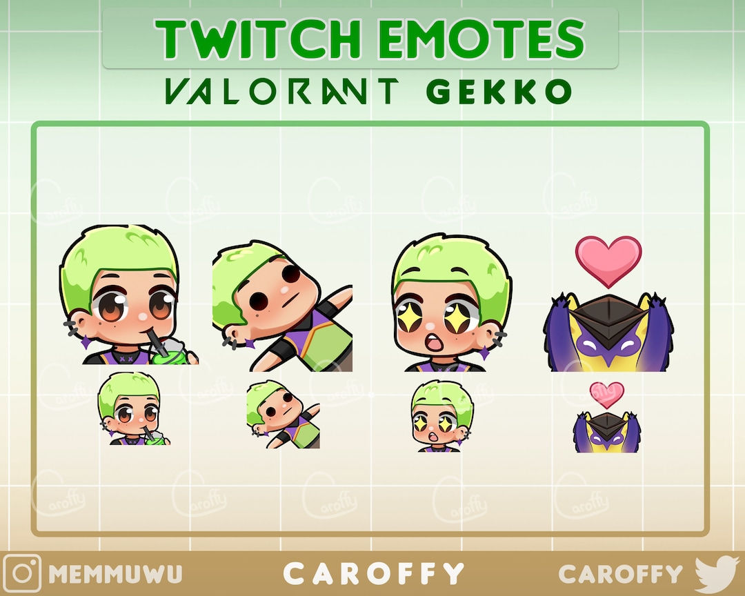 Wallpaper #F551B Jett Valorant Chibi Twitch Emotes Pakket Discord Etsy Nederland