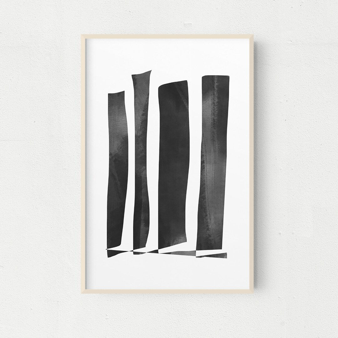 Wallpaper #AWeBD5MBSpphPi3-L-9567 Black and White Abstract Art Black and White Art Abstract Etsy