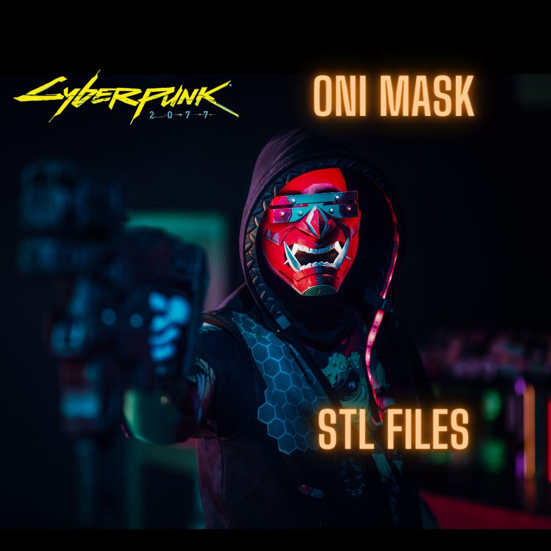 Wallpaper #rC7gOJMBeCfPaRV88bty183 Cyberpunk 2077 Tyger Claw Oni Mask Stl File for 3D Printing Etsy