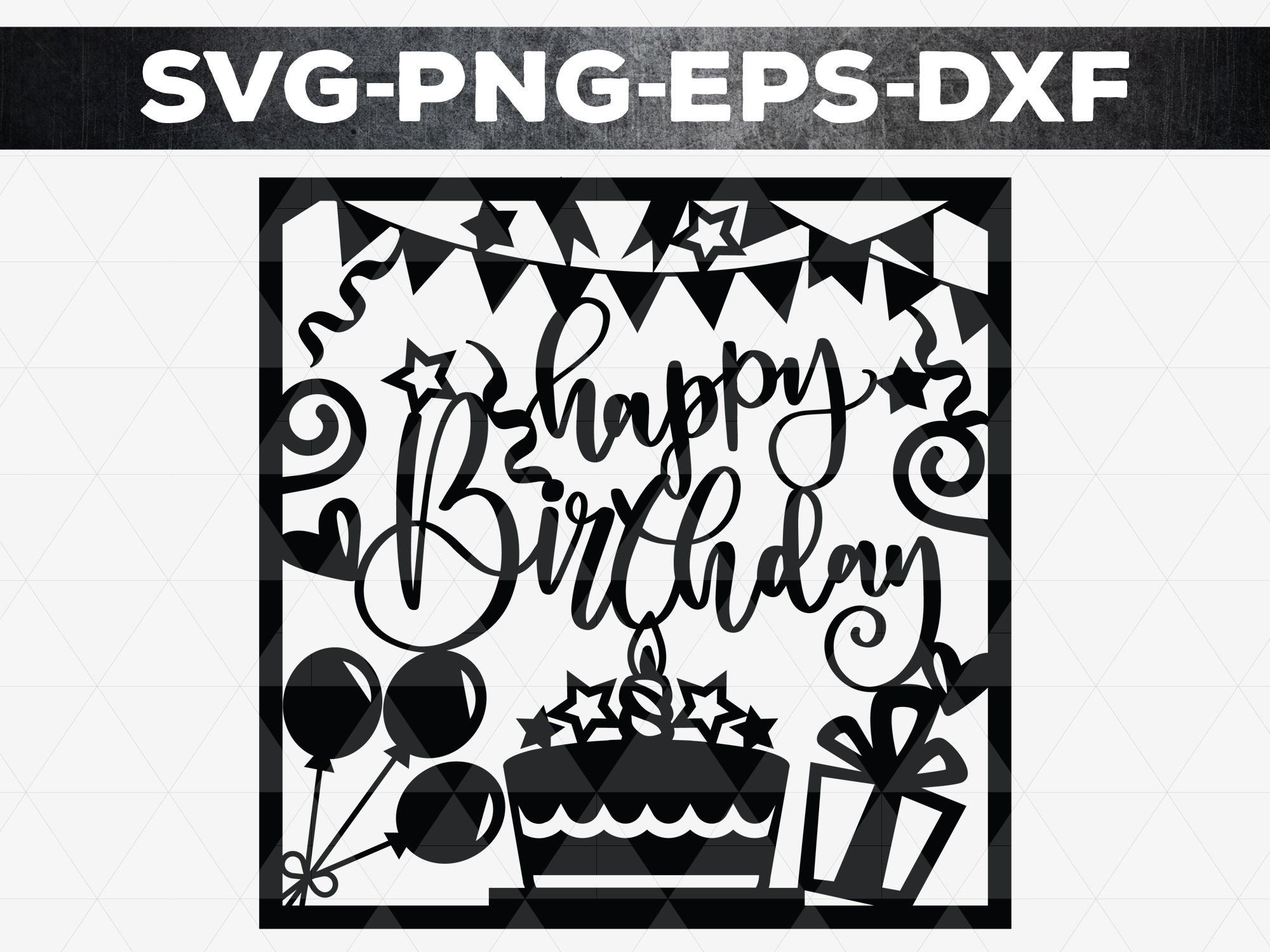 Wallpaper #PzHfNZMB5zzyi_yYK1hL89 Happy Birthday Card Free Svg File Cricut