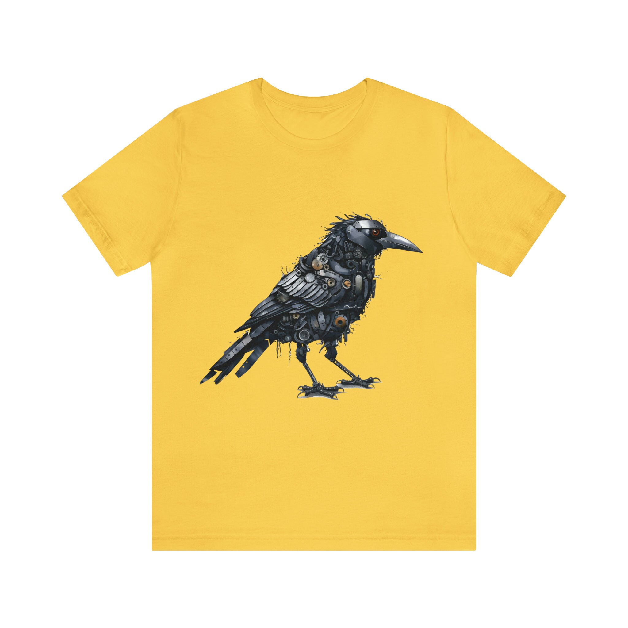 Wallpaper #cDFKNZMB5zzyi_yYTVYy60 Mecha Crow Iron Crow Cyberpunk Steampunk Unisex Tshirt Etsy