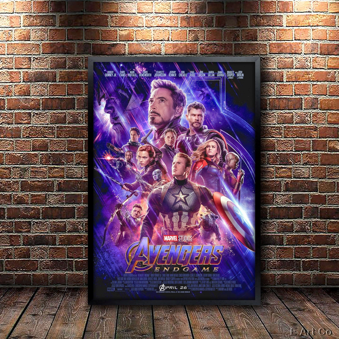 Wallpaper #b2h5GpMBSpphPi3-GRwH22 Avengers Endgame Movie Poster Framed and Ready to Hang Etsy