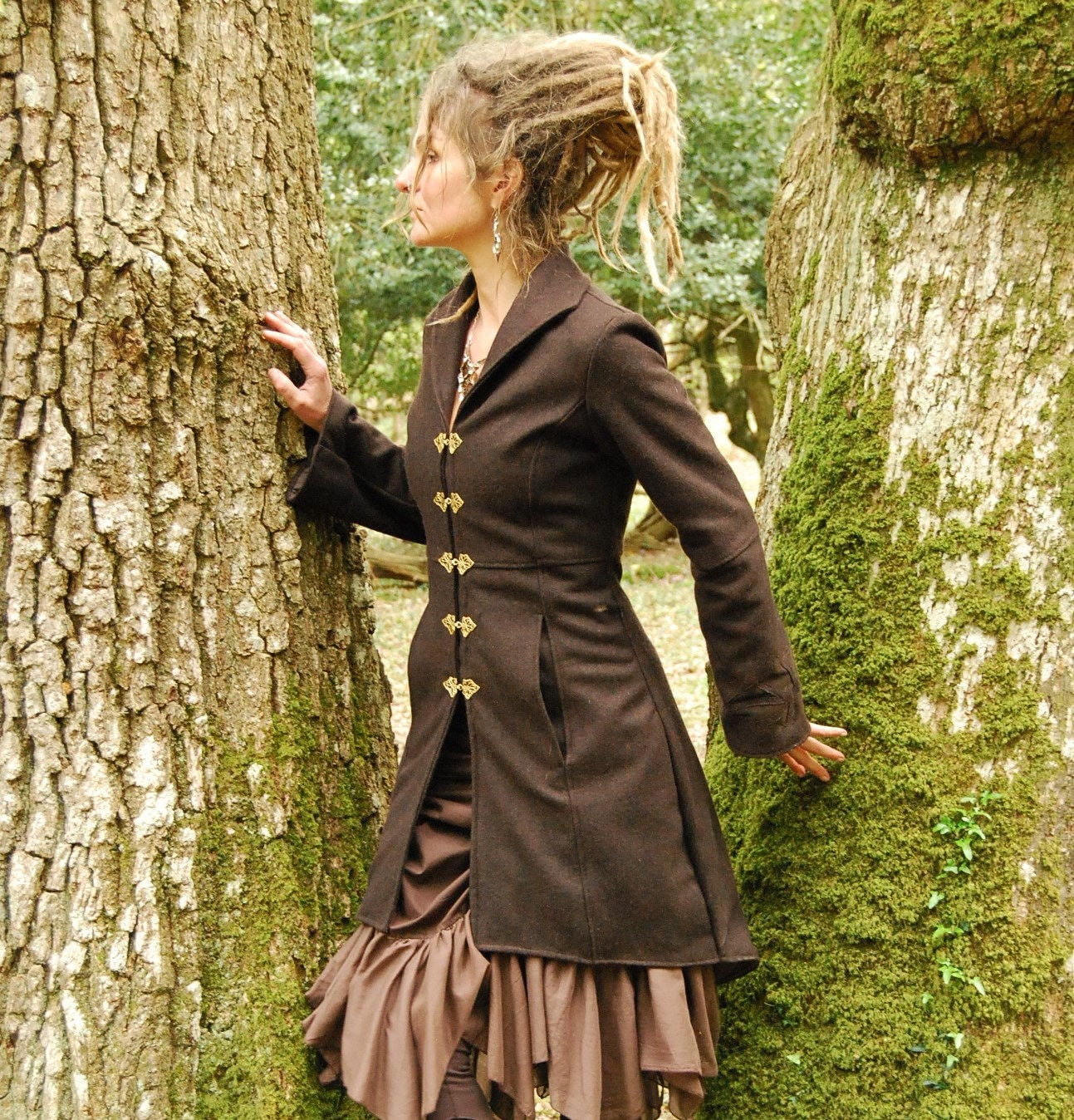 Wallpaper #kyxGSZMB0E1QgA7wmPIG185 Steampunk Coats for Women Designer Outwear Wool Overcoat Etsy