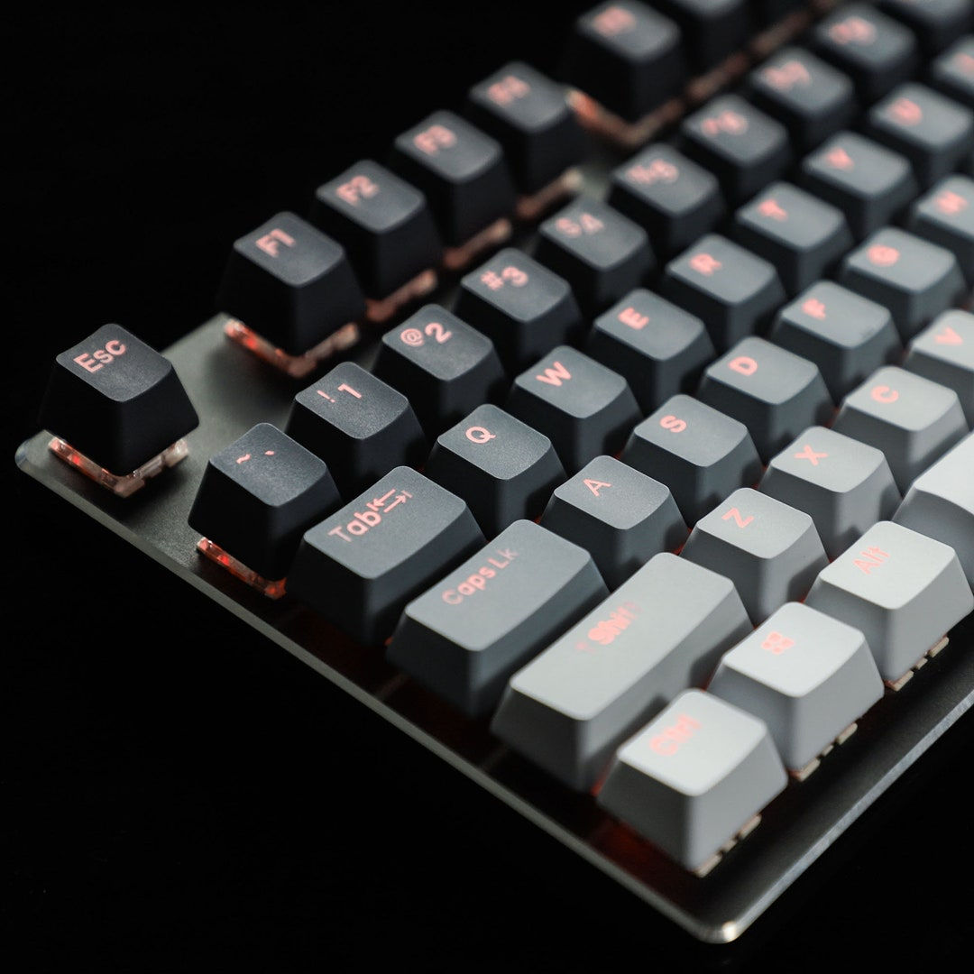 Wallpaper #wmeBEpMBSpphPi3-FPu-301 Dark Shadow Gradient Keycap Set Mechanical Keyboard 108 Backlit Keycaps