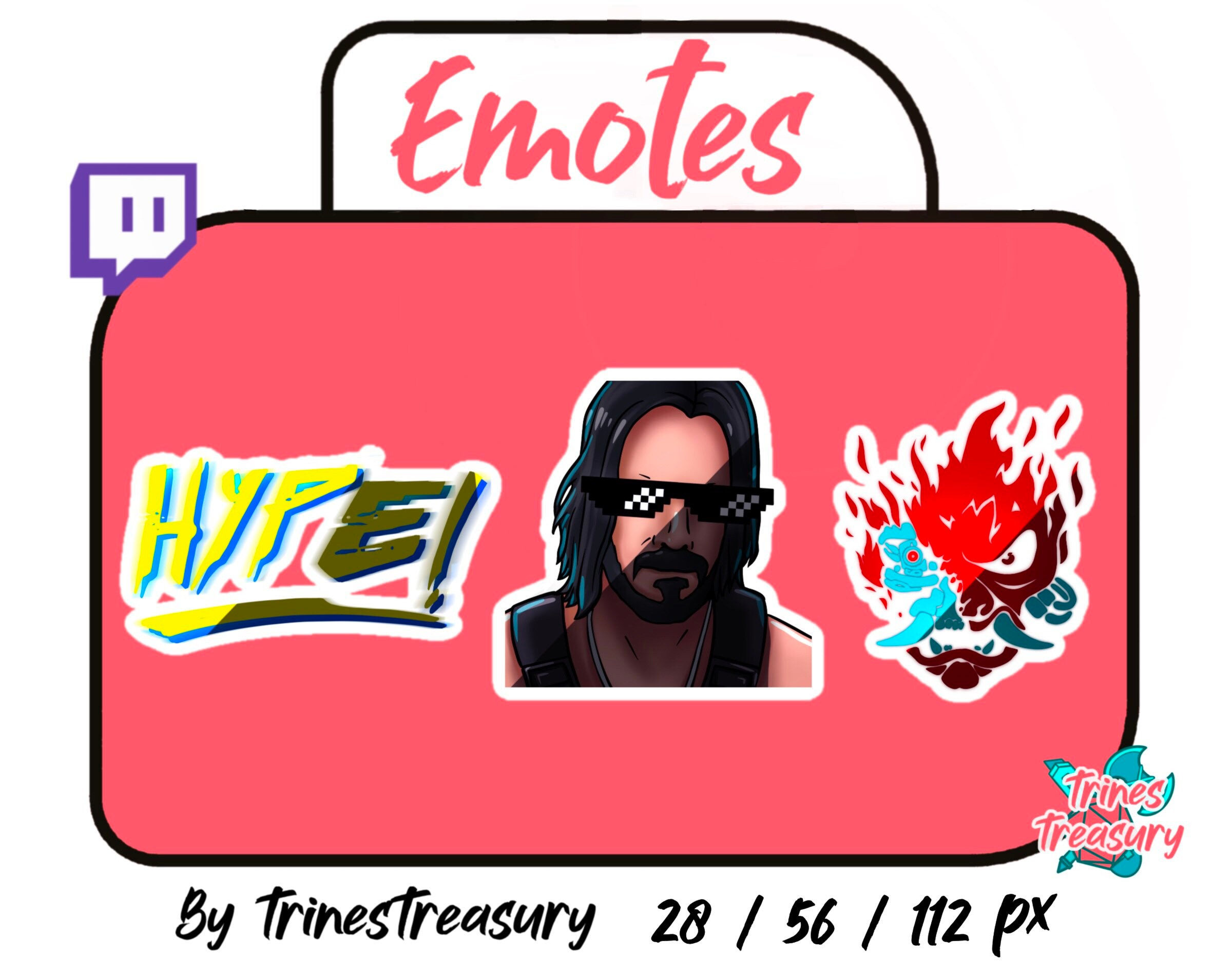 Wallpaper #bQN7ZJMBpyOg8YnE99dE25 3 Cyberpunk Inspired Emotes for Twitch Keanu Samurai and Etsy