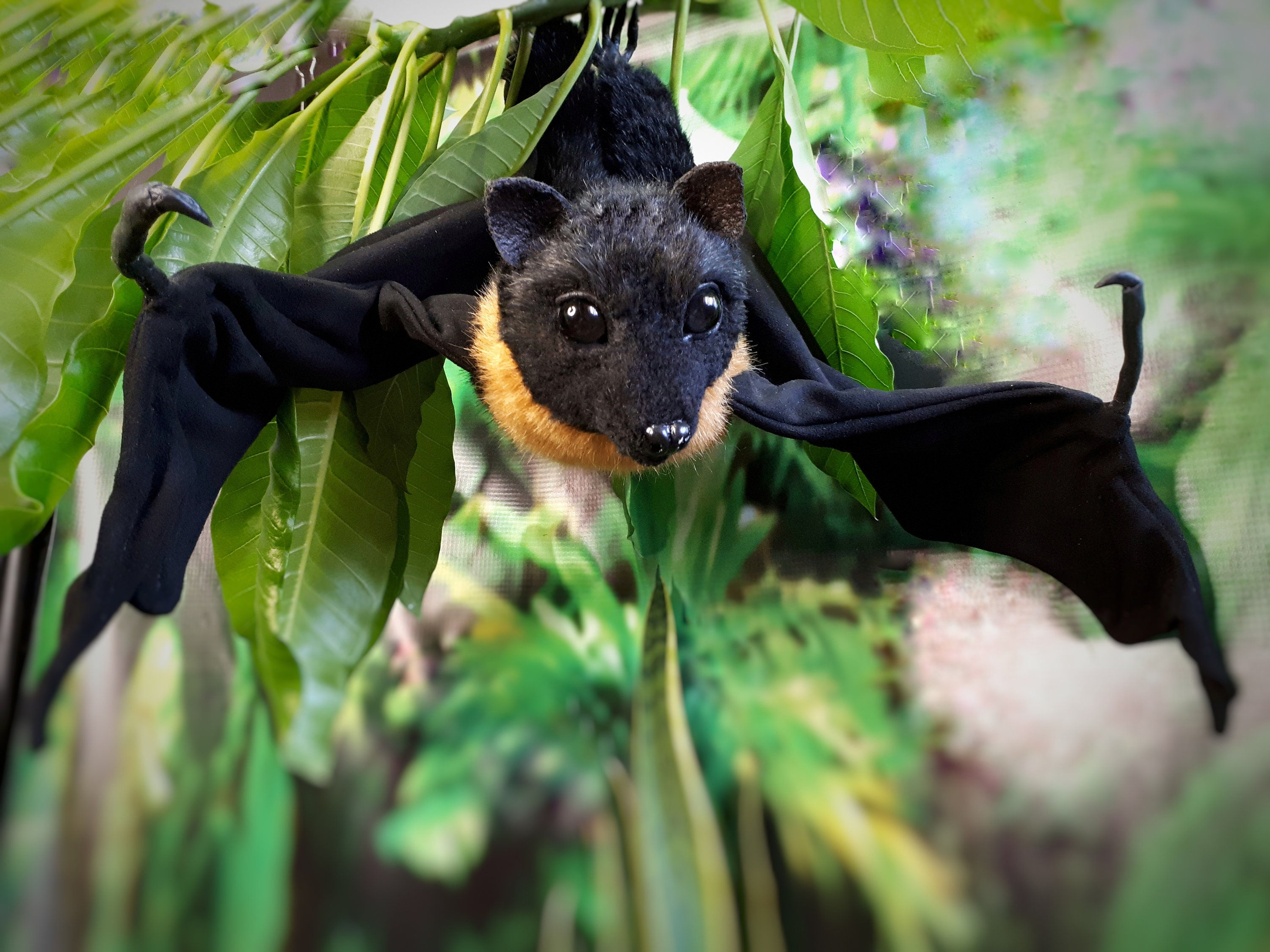 Wallpaper #hmeI95IBSpphPi3-uIae246 Bat Toy Bat Realistic Stuffed Animals Ooak Toysmade to Etsy
