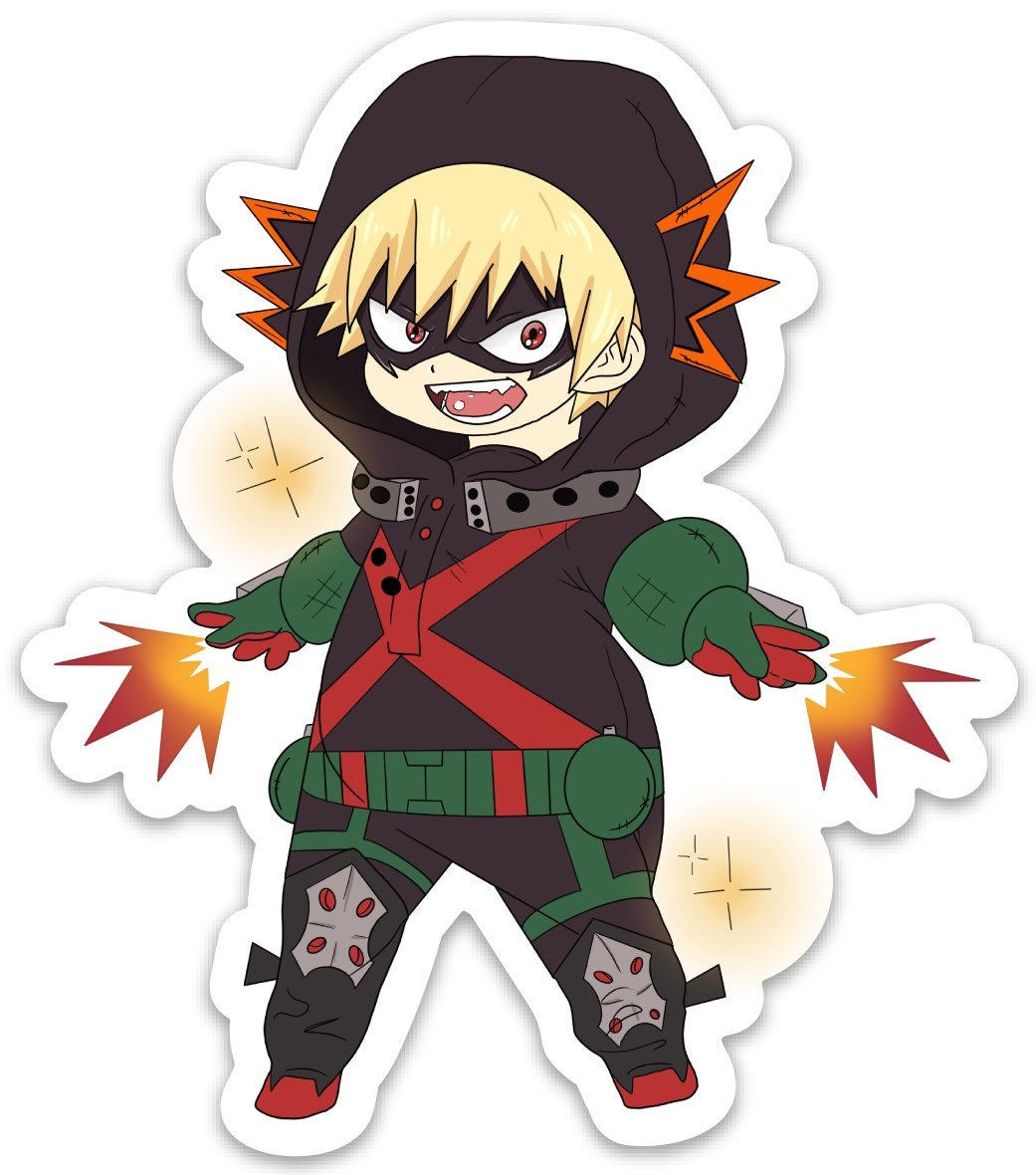 Wallpaper #OGdH-JIBSpphPi3-nIkz282 Mha Chibi Katsuki Bakugo Onesie Sticker Etsy